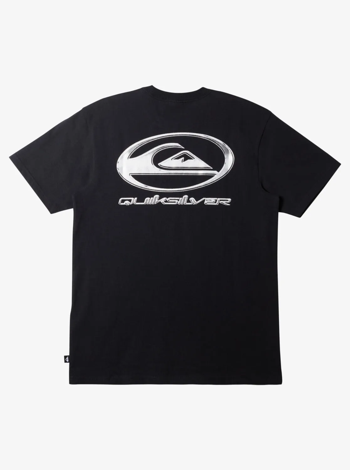 Chrome Logo Short Sleeve Saturn T-Shirt - Black sold by Quiksilver product image thumbnail 2