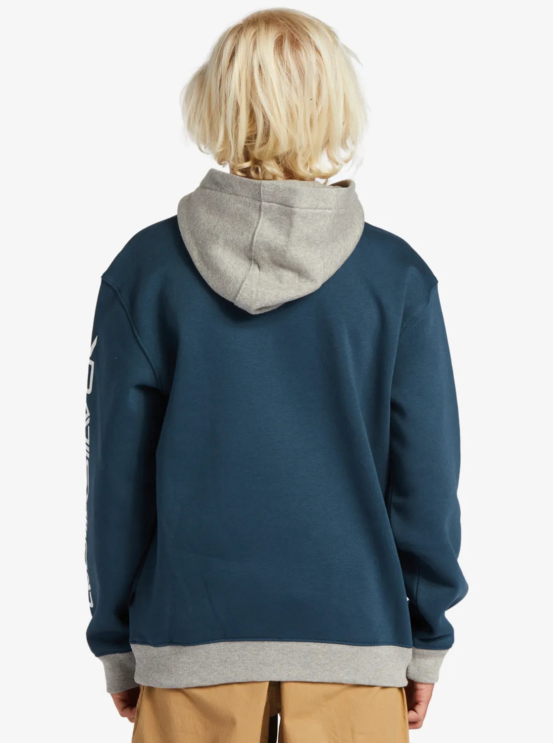 Boys 8-16 Omni Logo Block Hood Pullover Sweatshirt - Midnight Navy sold by Quiksilver product image thumbnail 2