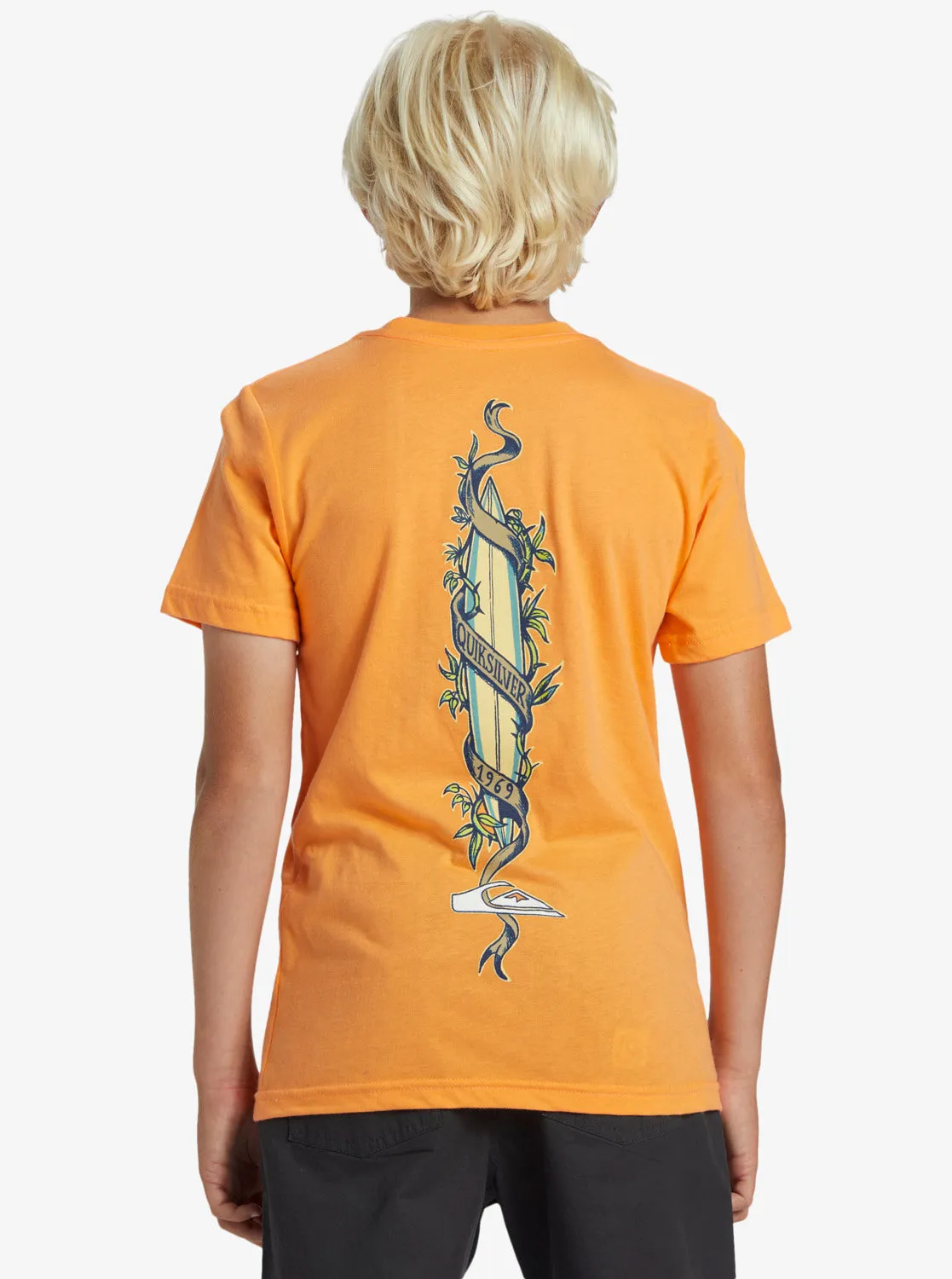 Boys 8-16 Step Up T-Shirt - Tangerine sold by Quiksilver product image thumbnail 5