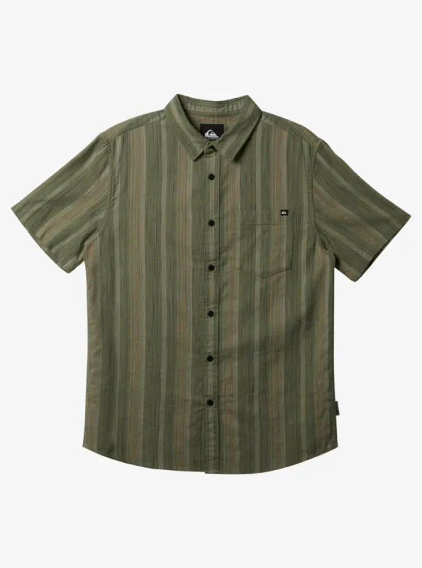 Pyke Classic Short Sleeve Woven Shirt - Sea Spray Slub Chambray sold by Quiksilver