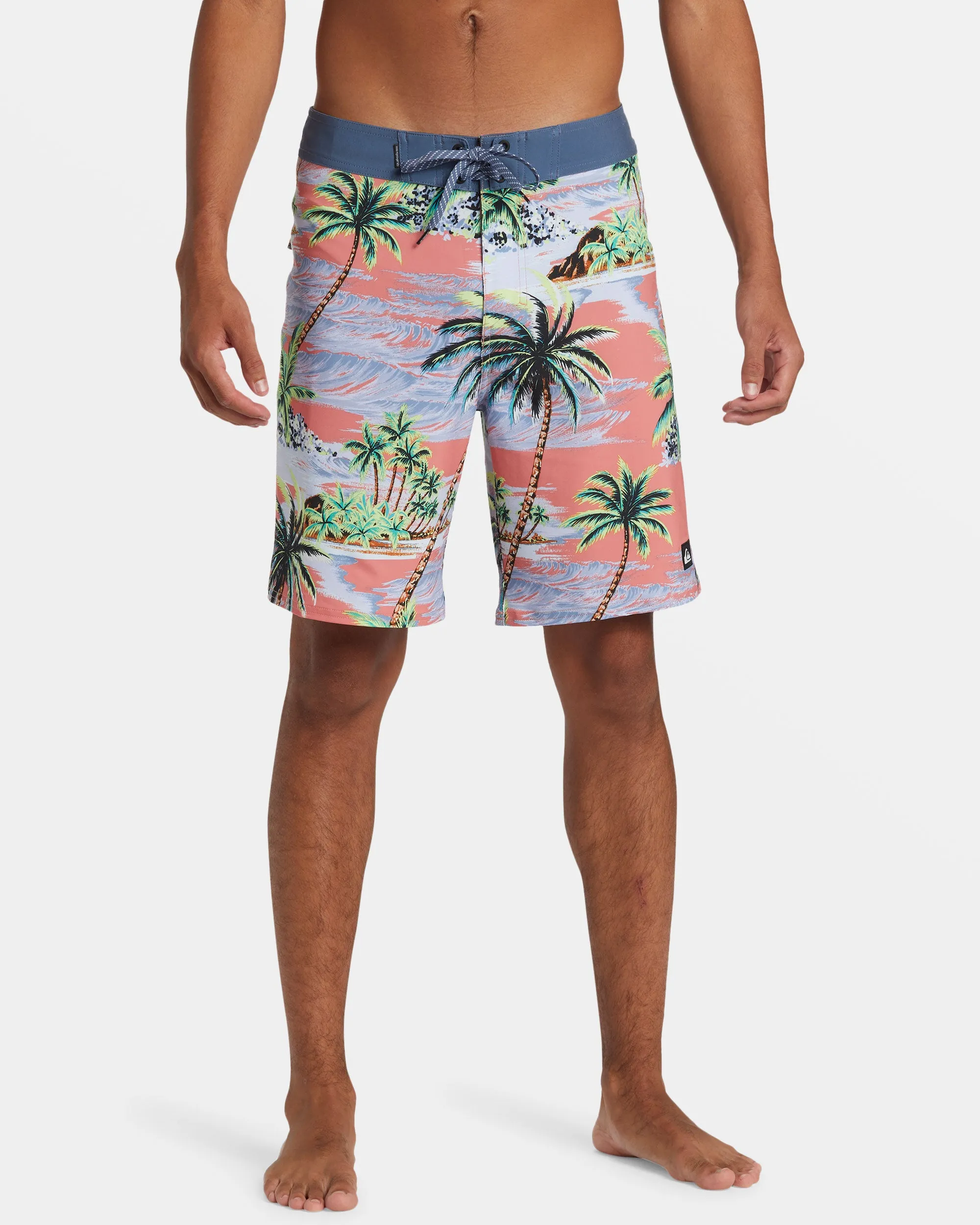 Surfsilk Straight Leg 19" Boardshorts - Spiced Coral sold by Quiksilver