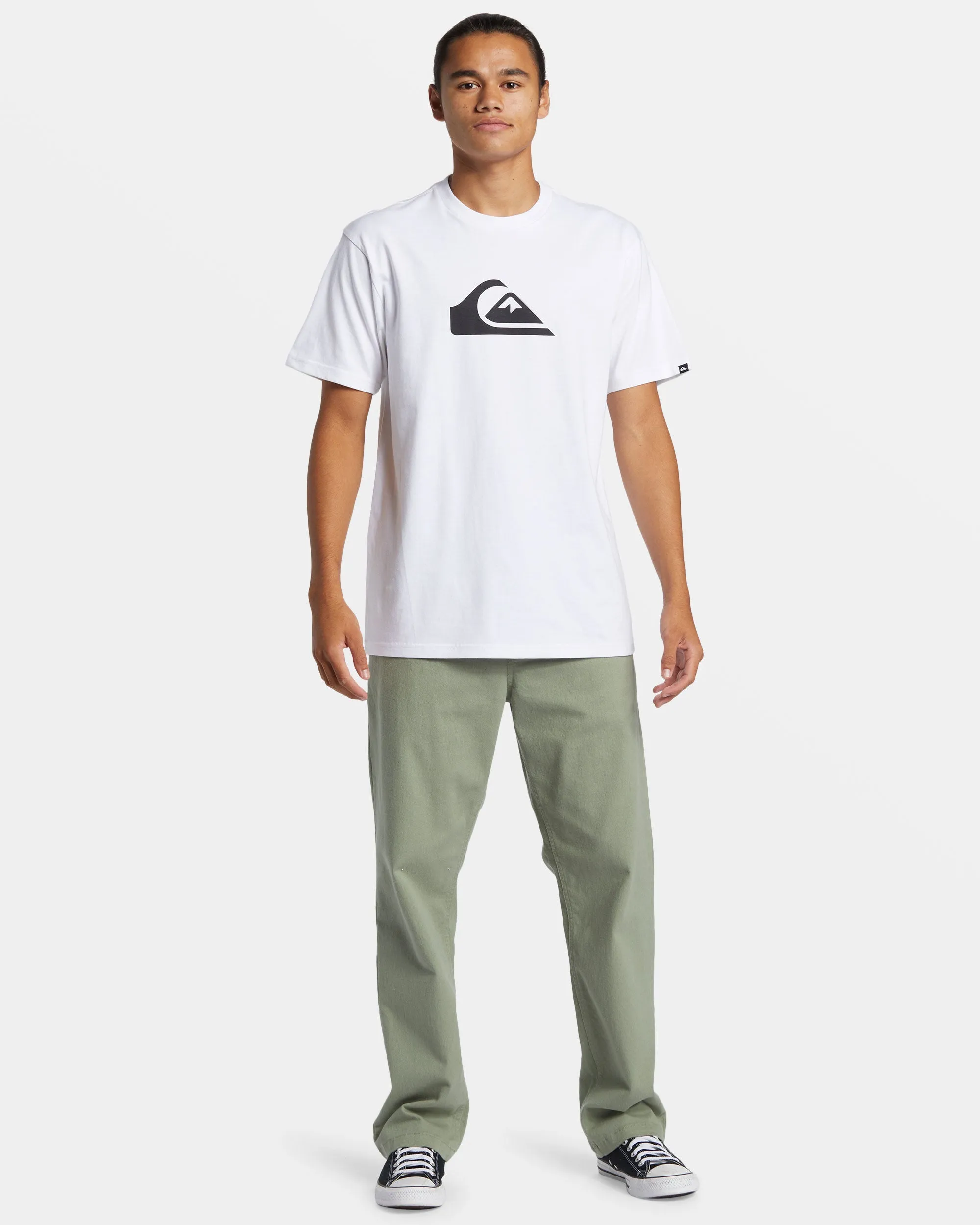 Comp Logo T-Shirt - White sold by Quiksilver product image thumbnail 3