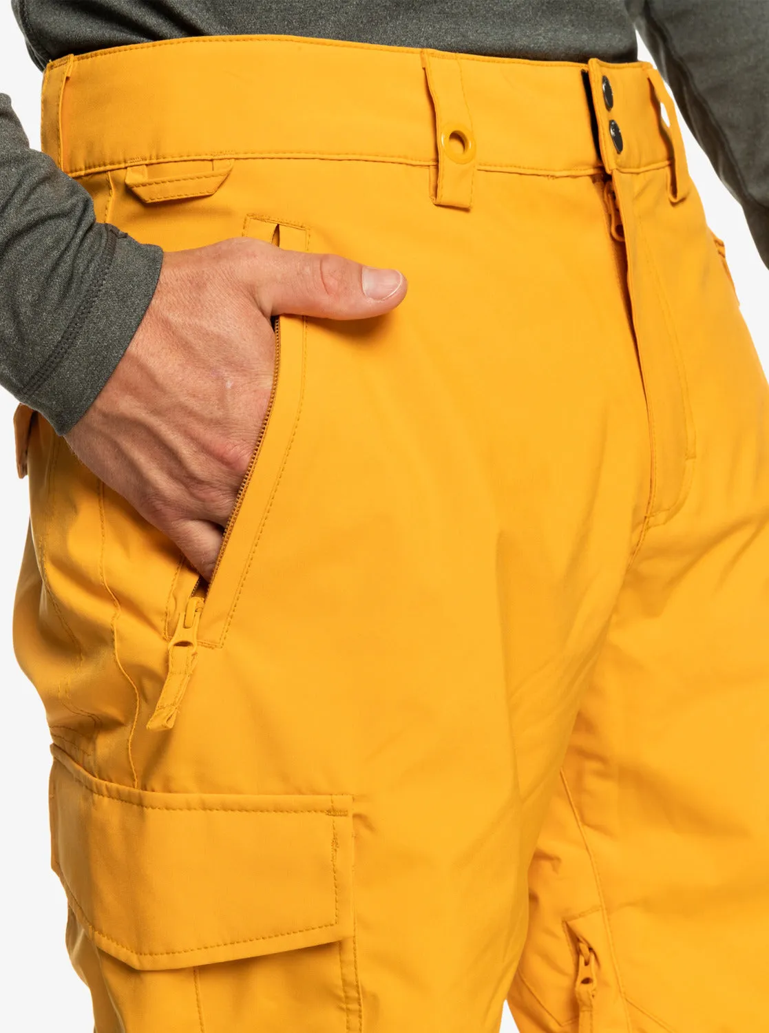 Porter Insulated Snow Pants - Mineral Yellow sold by Quiksilver product image thumbnail 4