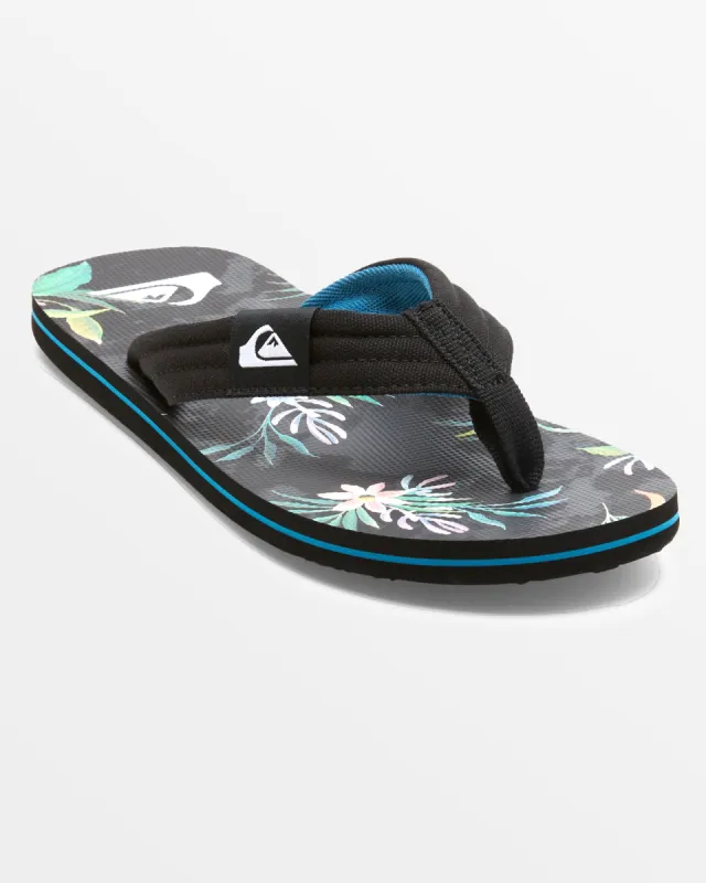 Molokai Layback Sandals - Black/Blue/Green sold by Quiksilver