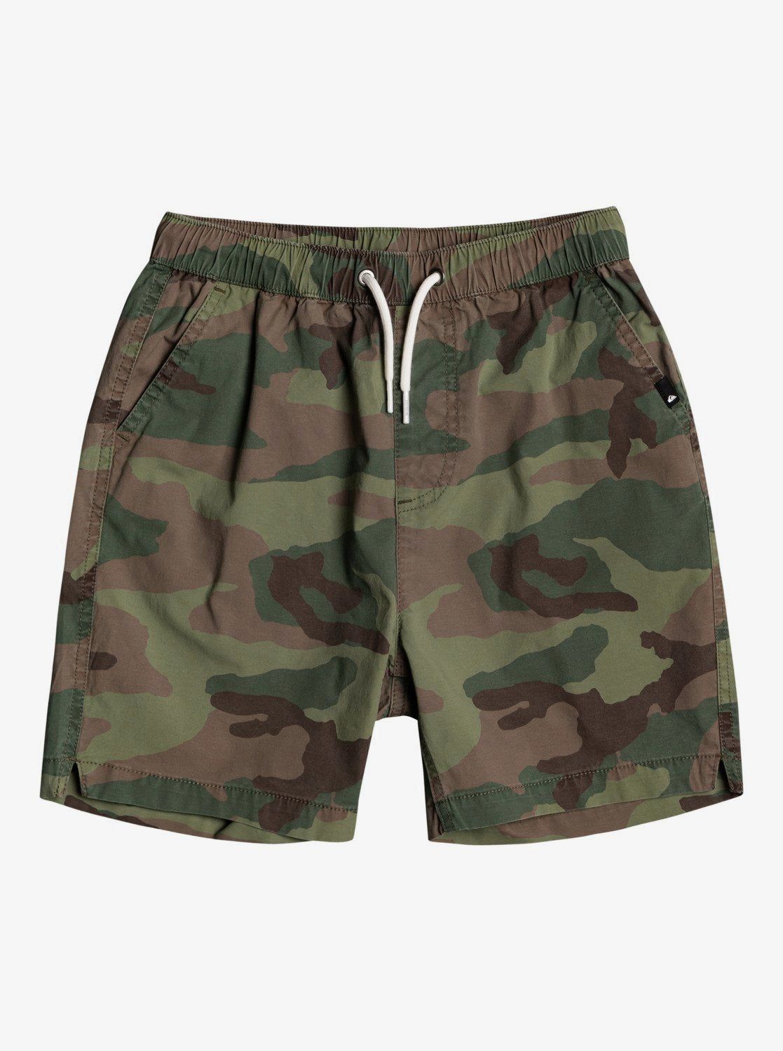 Boys 8-16 Taxer 15" Elastic Waist Shorts - Camo Thyme S121 sold by Quiksilver