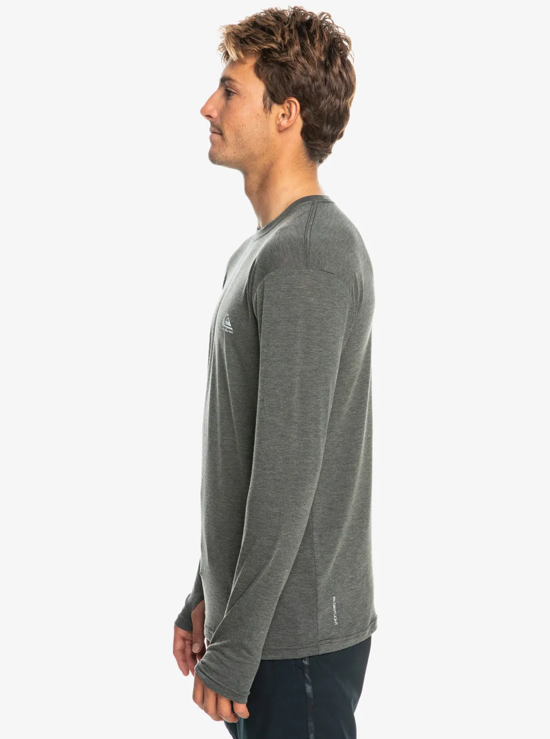 Coastal Run Long Sleeve T-Shirt - Black Heather sold by Quiksilver product image thumbnail 4