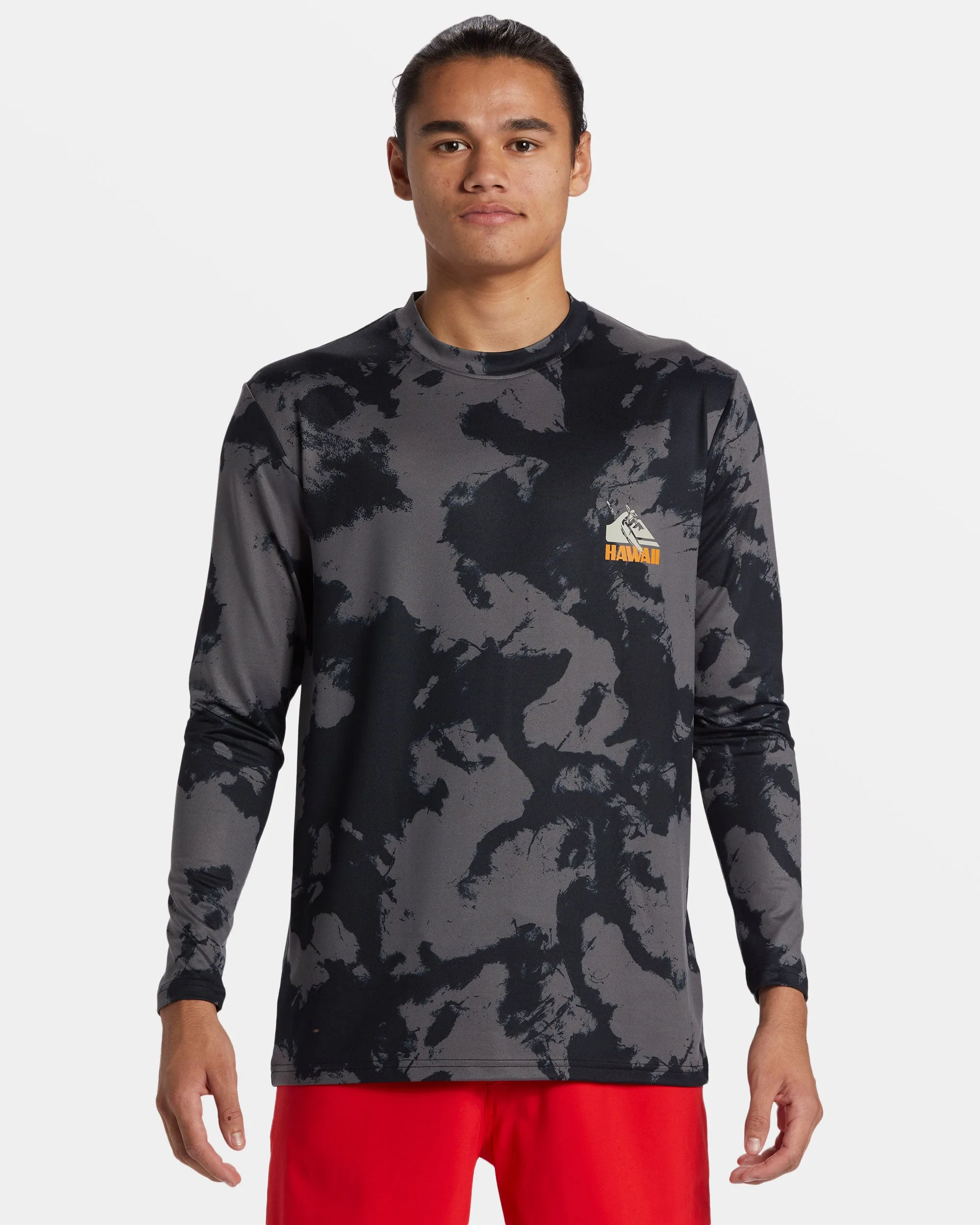 Petroglyph Long Sleeve Surf Tee - Hi Tie Dye sold by Quiksilver