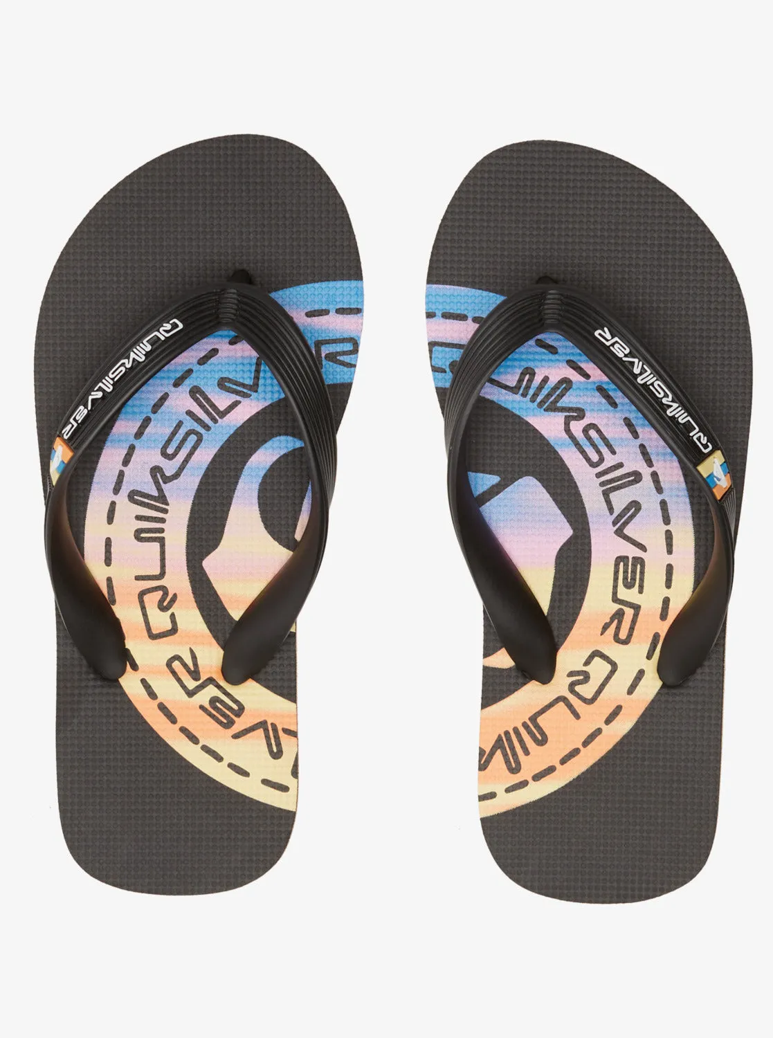 Boys 8-16 Molokai Art II Sandals - Black/White/Black sold by Quiksilver product image thumbnail 4