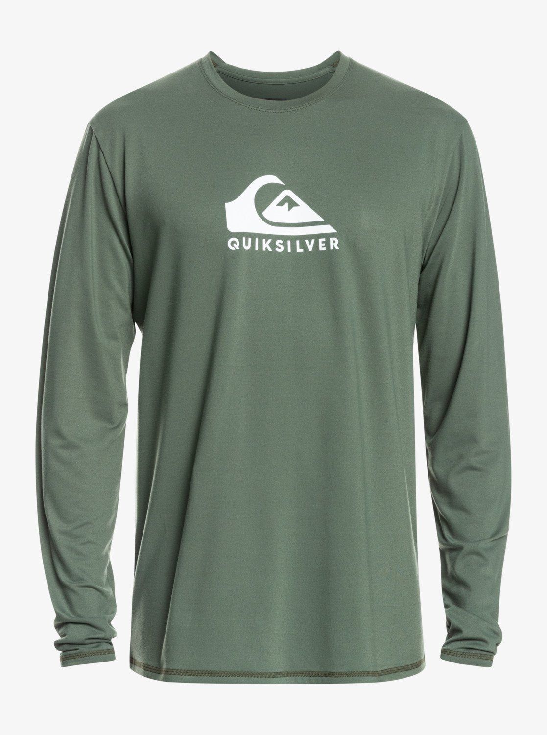Solid Streak Long Sleeve Upf 50 Surf T-Shirt - Kalamata sold by Quiksilver