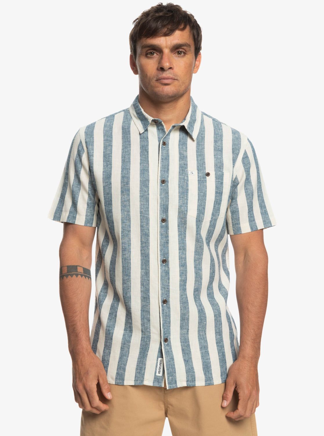 Lando Short Sleeve Shirt - Birch Lando sold by Quiksilver product image thumbnail 3