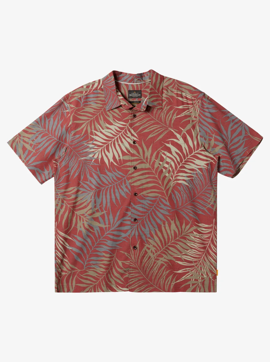Waterman Wild Fern Shirt - Fire Wild Fern Woven sold by Quiksilver