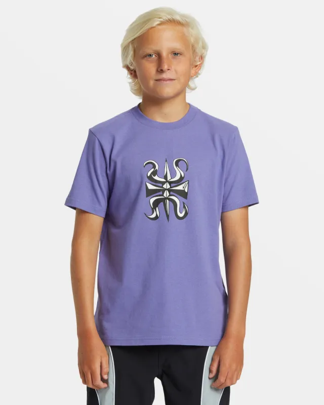 Boys 8-16 Trident T-Shirt - Corsican Blue sold by Quiksilver