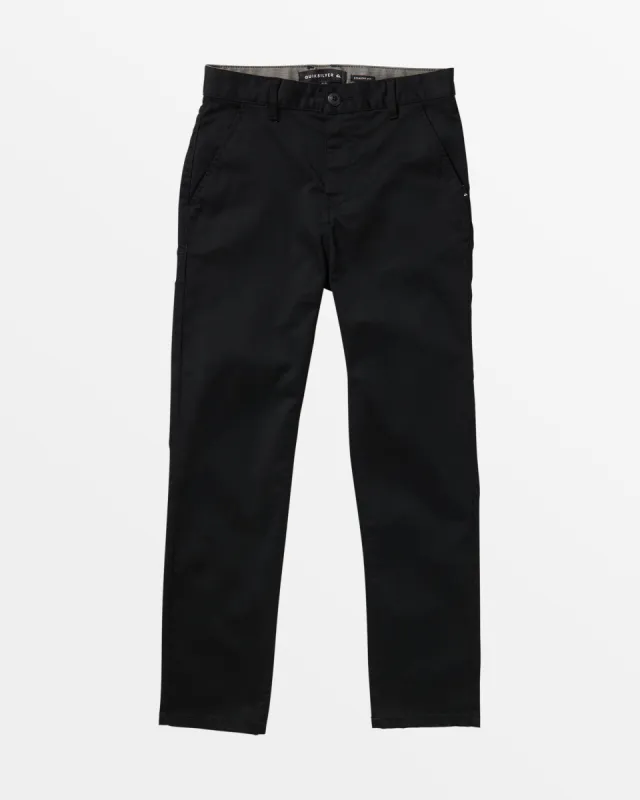 Boys 8-16 Everyday Union Chinos - Black sold by Quiksilver
