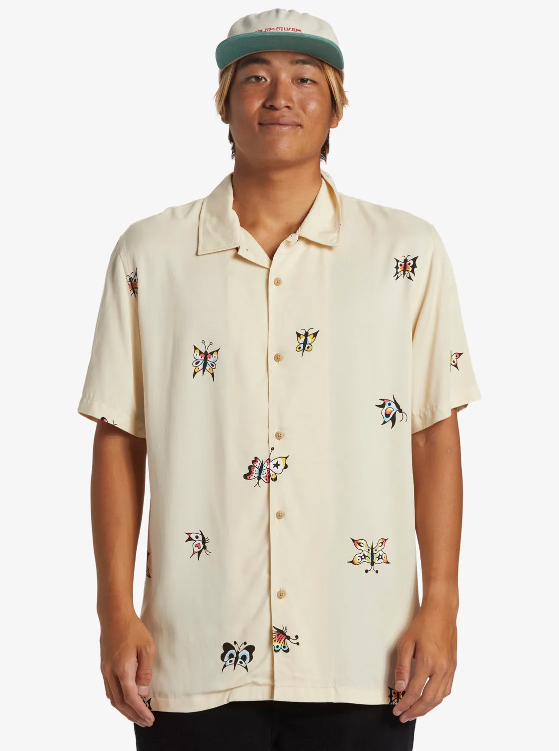 Pool Party Casual Short Sleeve Shirt - Oyster White Aop Best Mix Ss sold by Quiksilver product image thumbnail 3