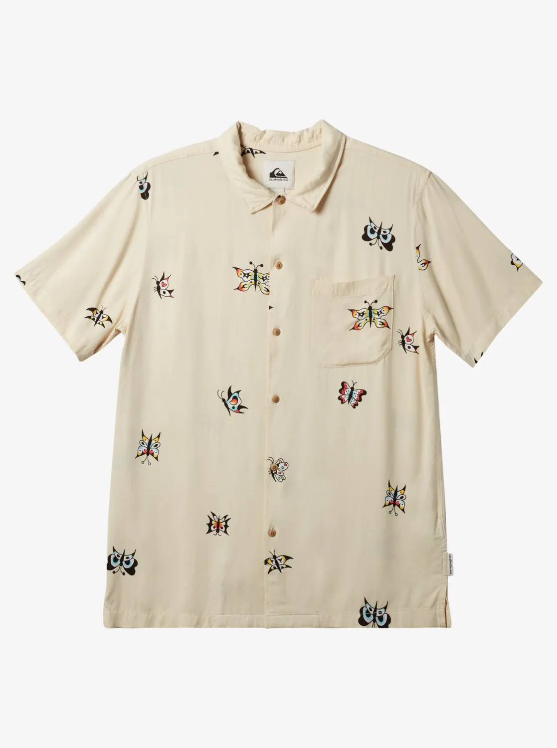 Pool Party Casual Short Sleeve Shirt - Oyster White Aop Best Mix Ss sold by Quiksilver