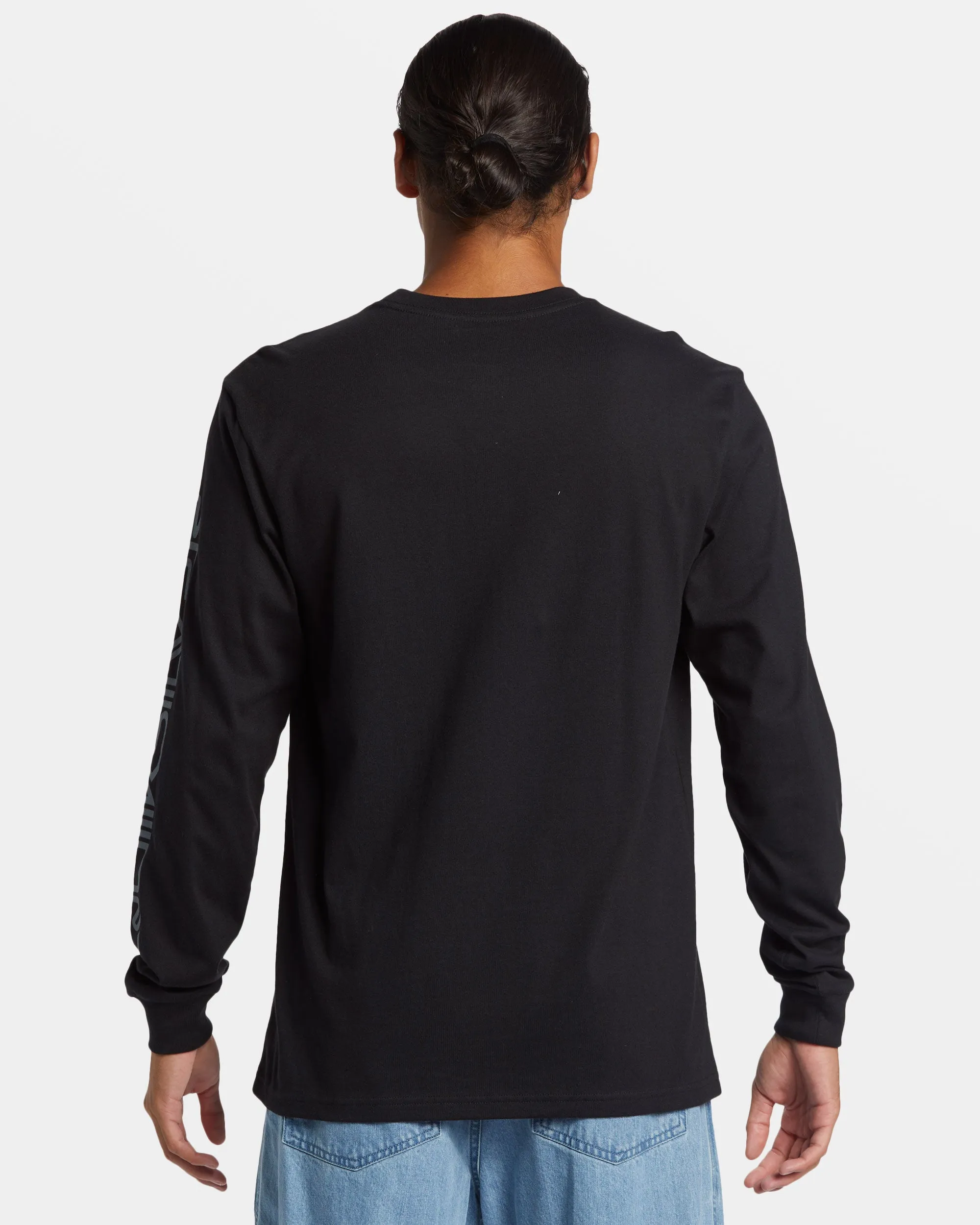 Comp Logo Long Sleeve T-Shirt - Black sold by Quiksilver product image thumbnail 2