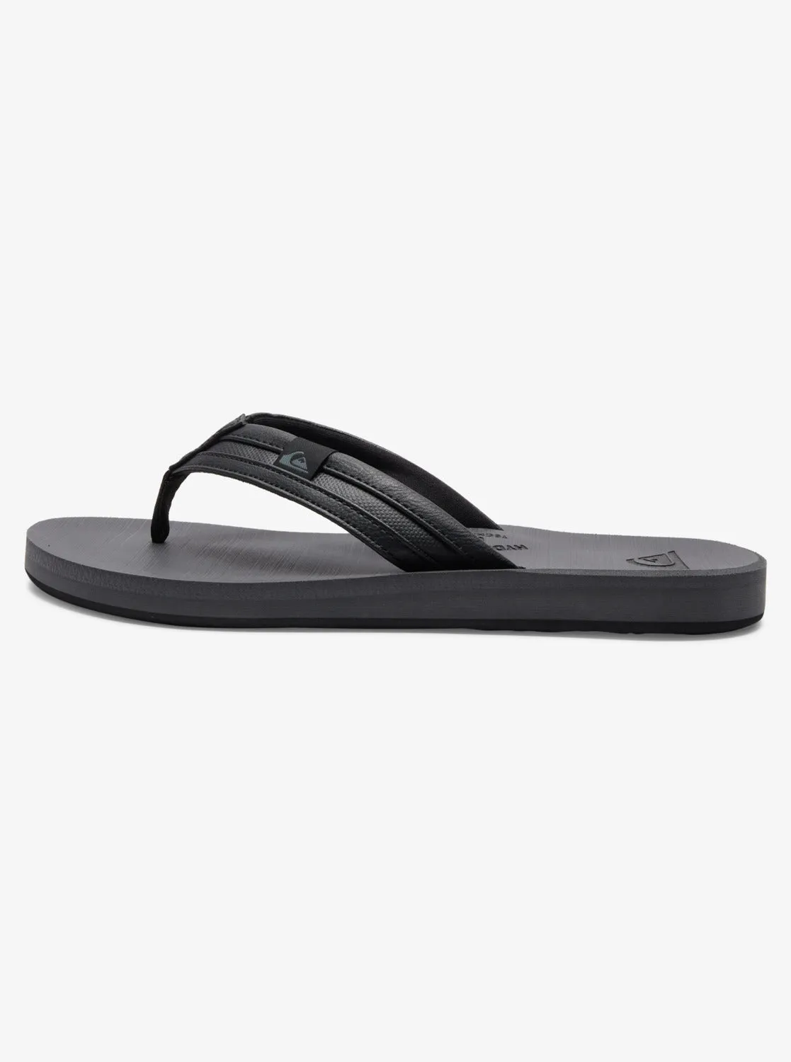 Carver Squish Sandals - Black/Grey/Black sold by Quiksilver product image thumbnail 3