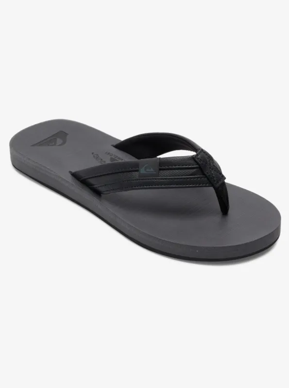 Carver Squish Sandals - Black/Grey/Black made by Quiksilver
