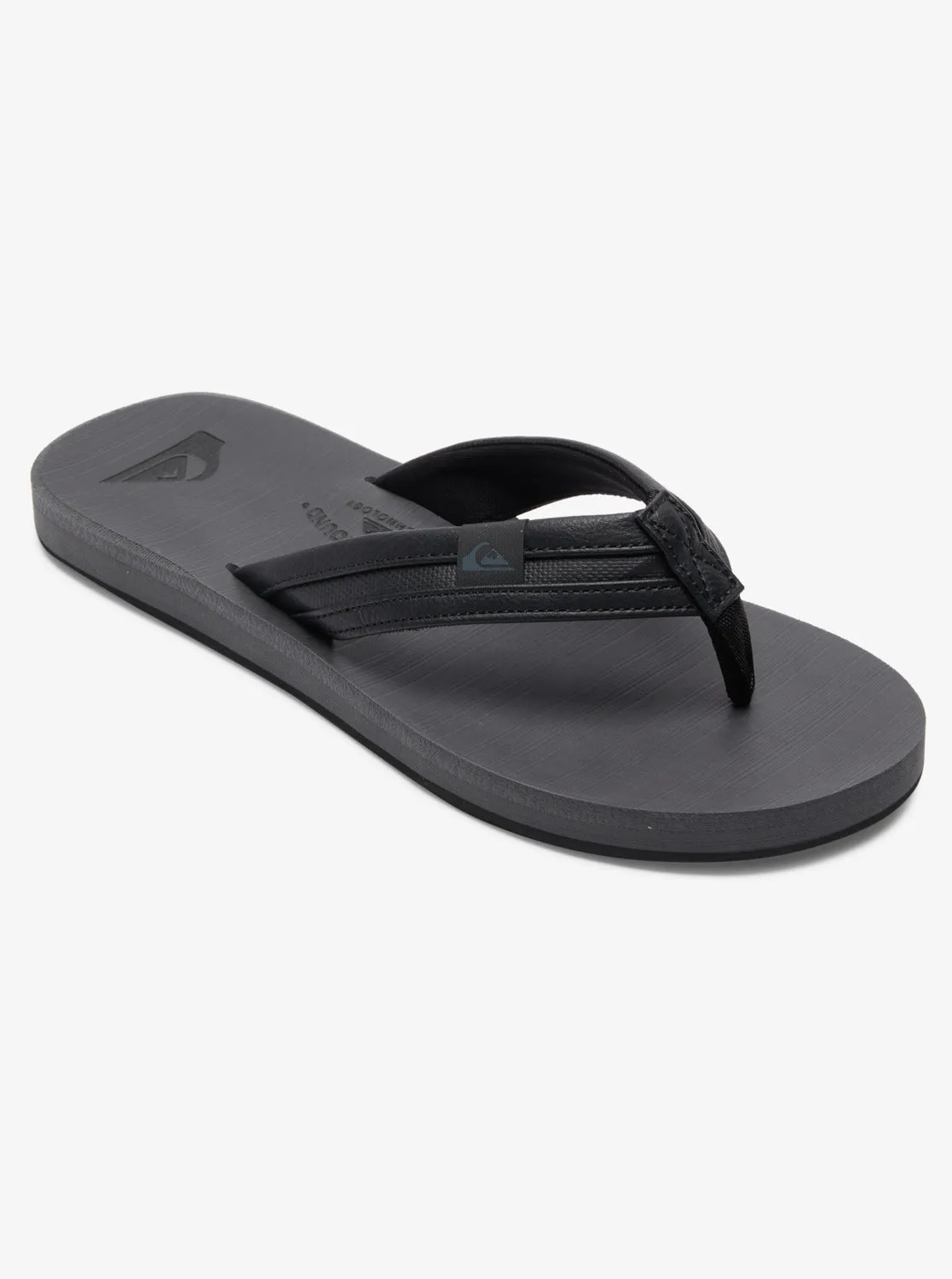 Carver Squish Sandals - Black/Grey/Black sold by Quiksilver