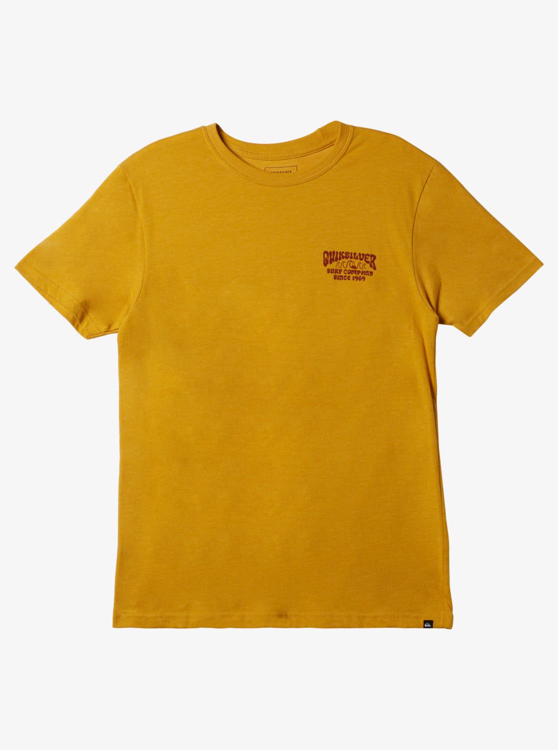 Quik Lockup Mod T-Shirt - Nugget Gold Heather sold by Quiksilver