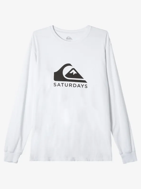 Snyc Graphic Long Sleeve T-Shirt - White sold by Quiksilver