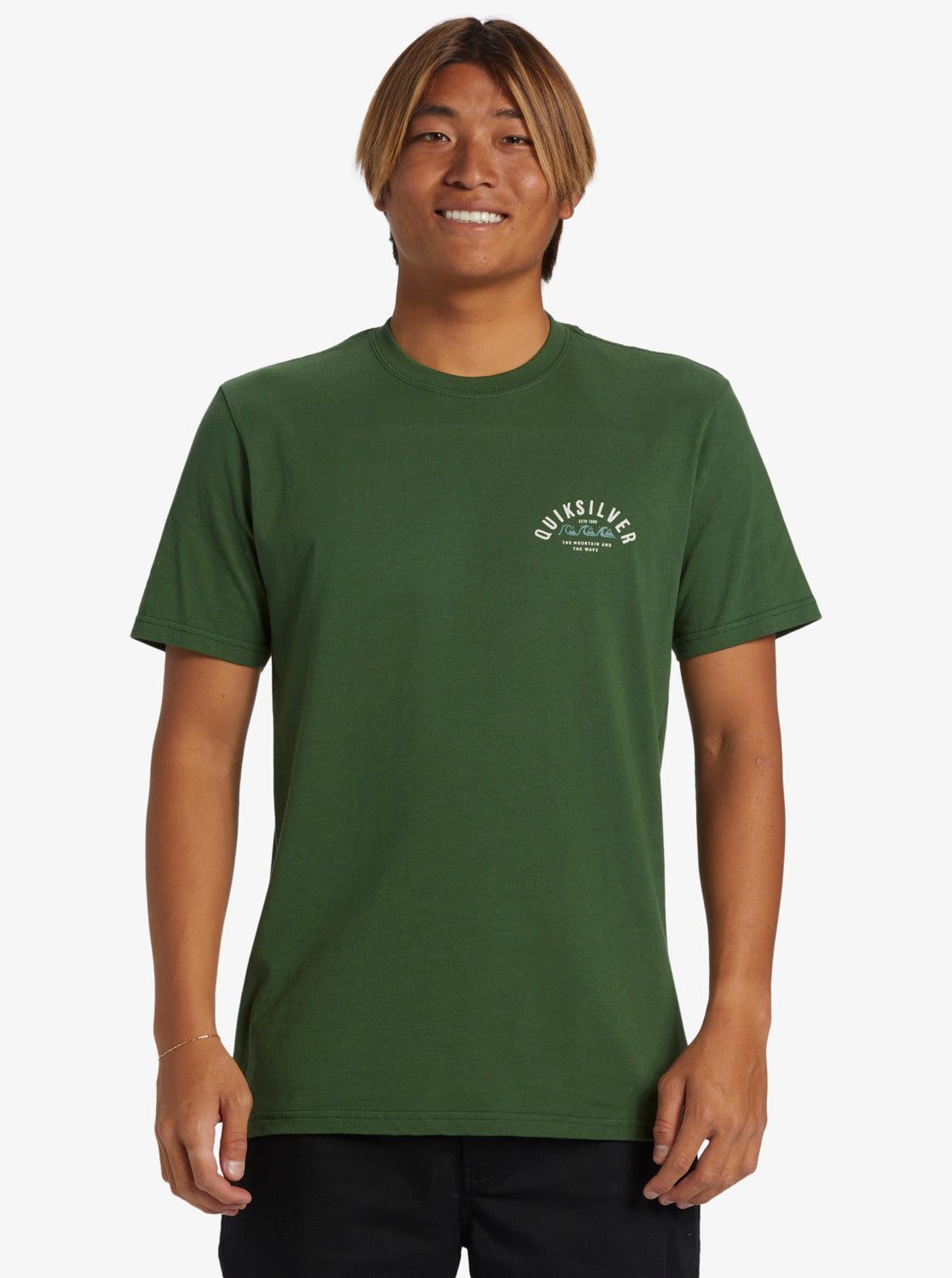 Logo Lockup T-Shirt - Greener Pastures sold by Quiksilver product image thumbnail 3