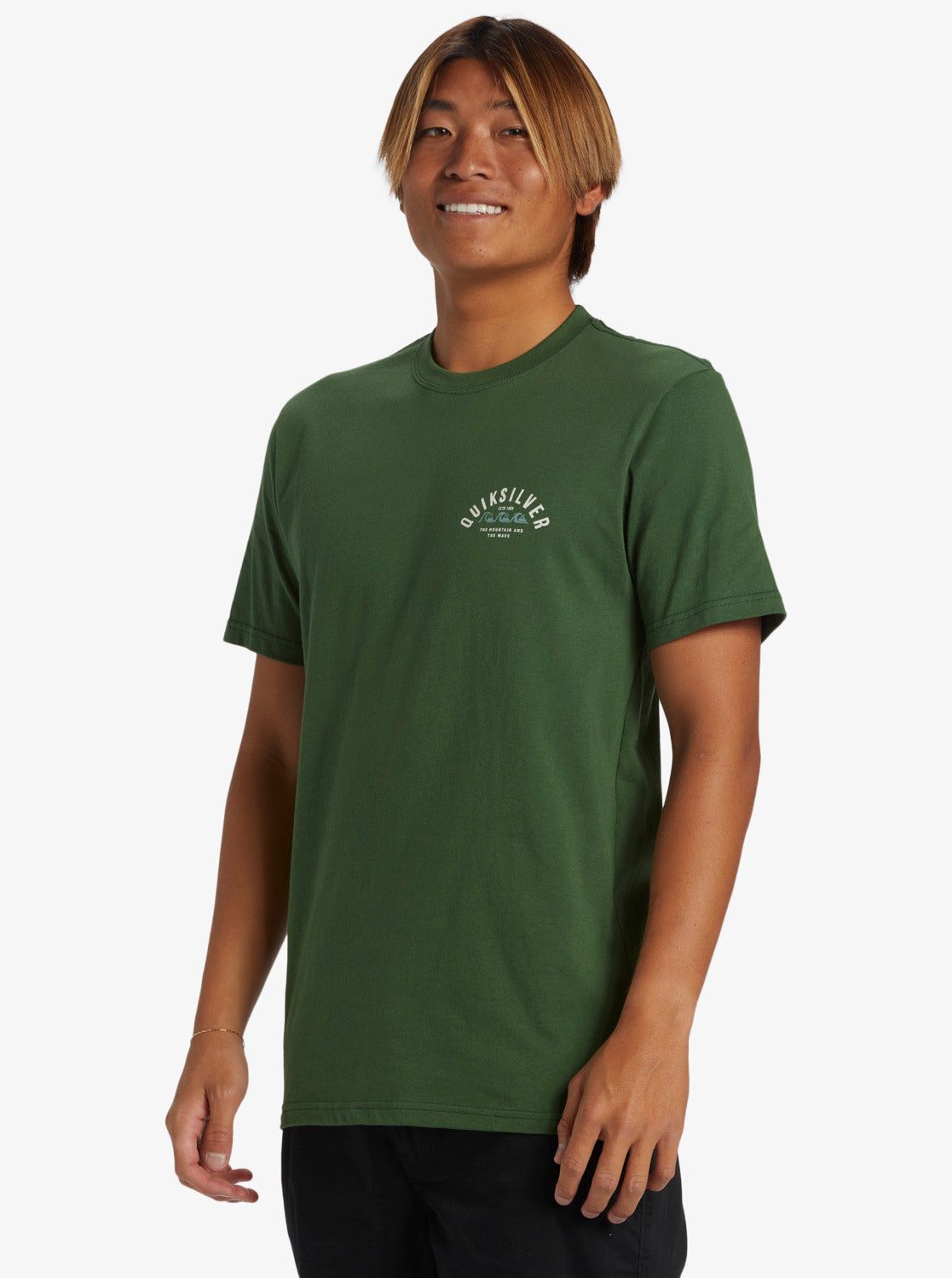 Logo Lockup T-Shirt - Greener Pastures sold by Quiksilver product image thumbnail 4
