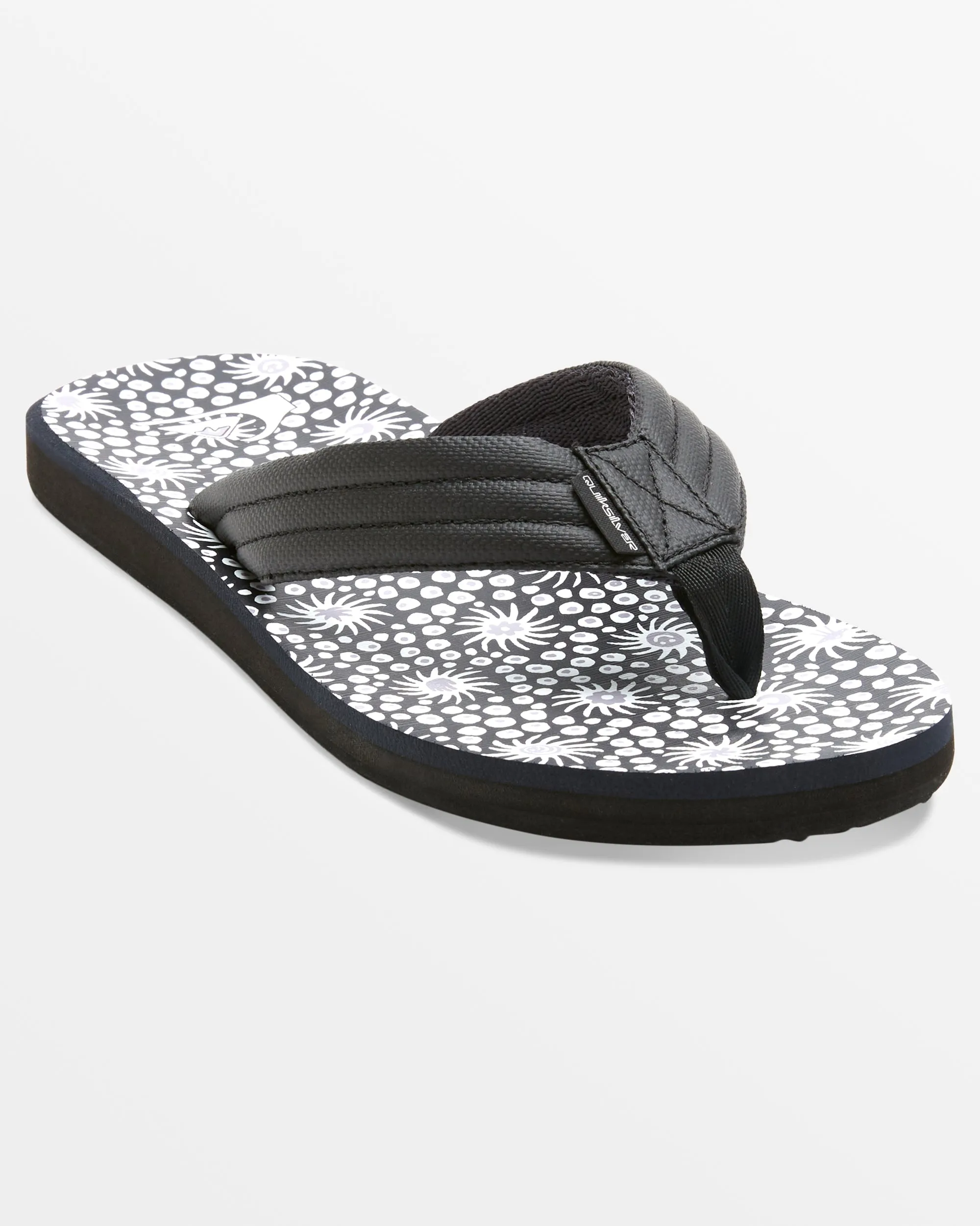 Carver Print Sandals - Black/White/Grey sold by Quiksilver