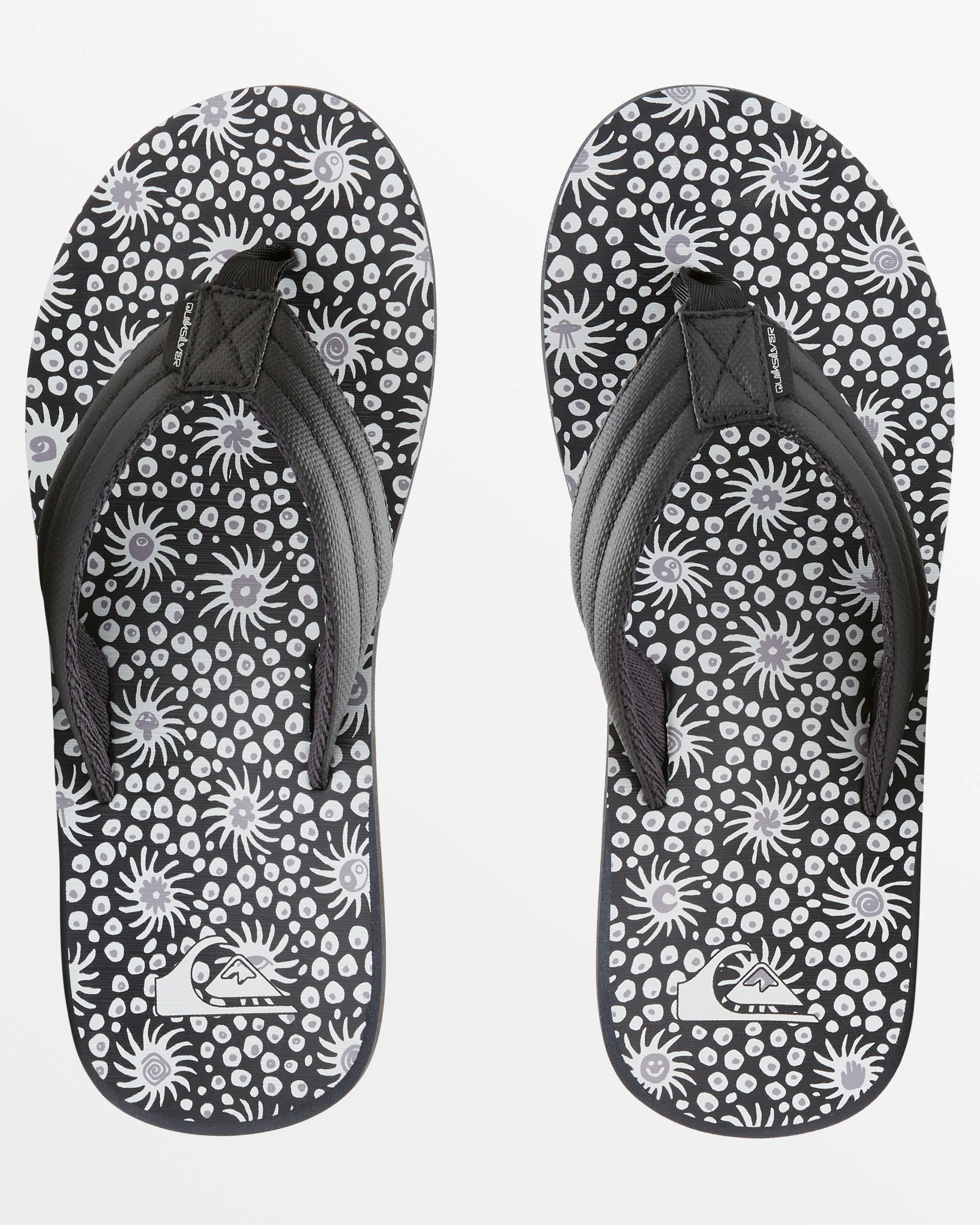 Carver Print Sandals - Black/White/Grey sold by Quiksilver product image thumbnail 5