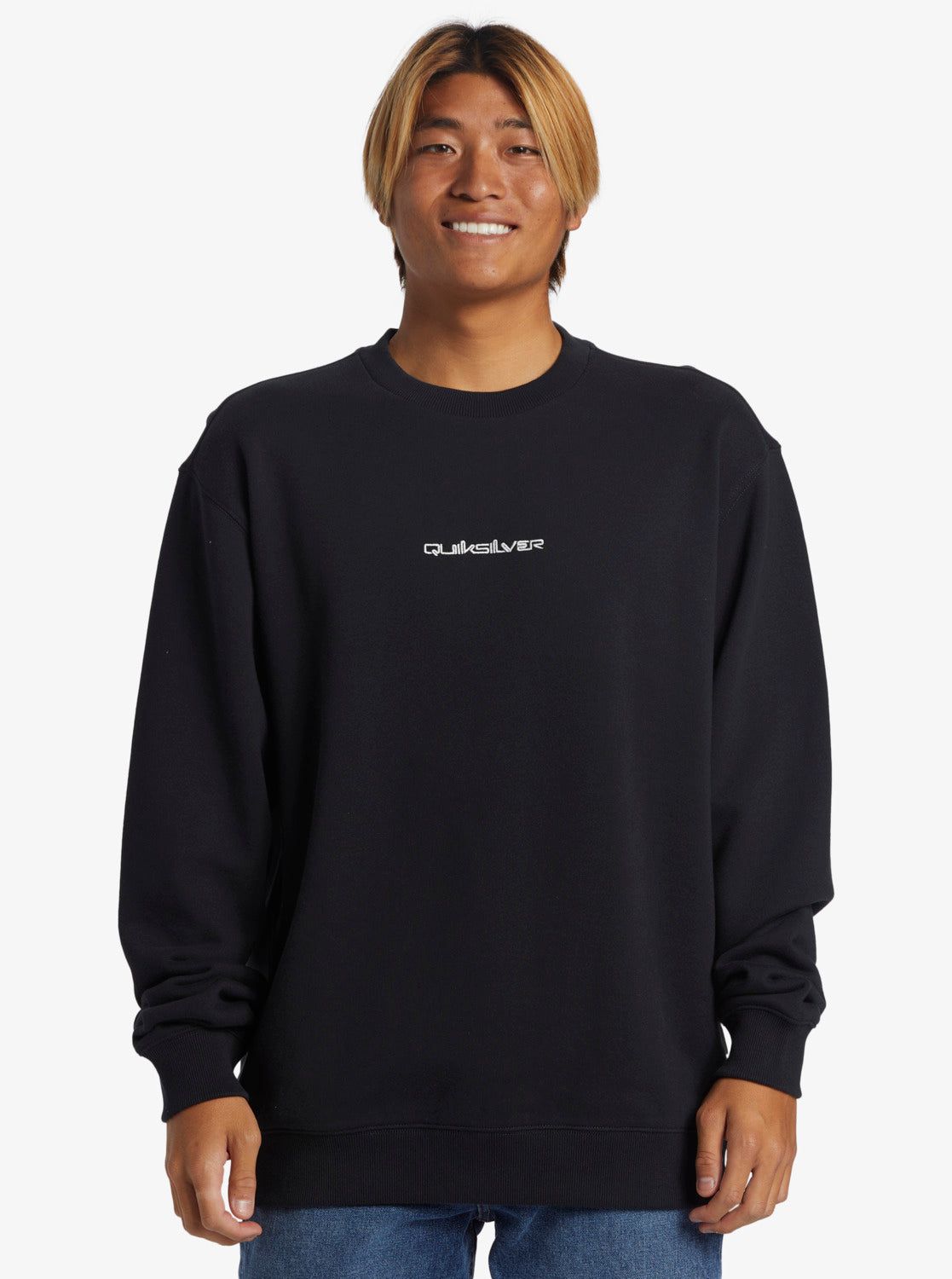 Dna Omni Logo Crew Neck Sweatshirt - Black sold by Quiksilver product image thumbnail 3