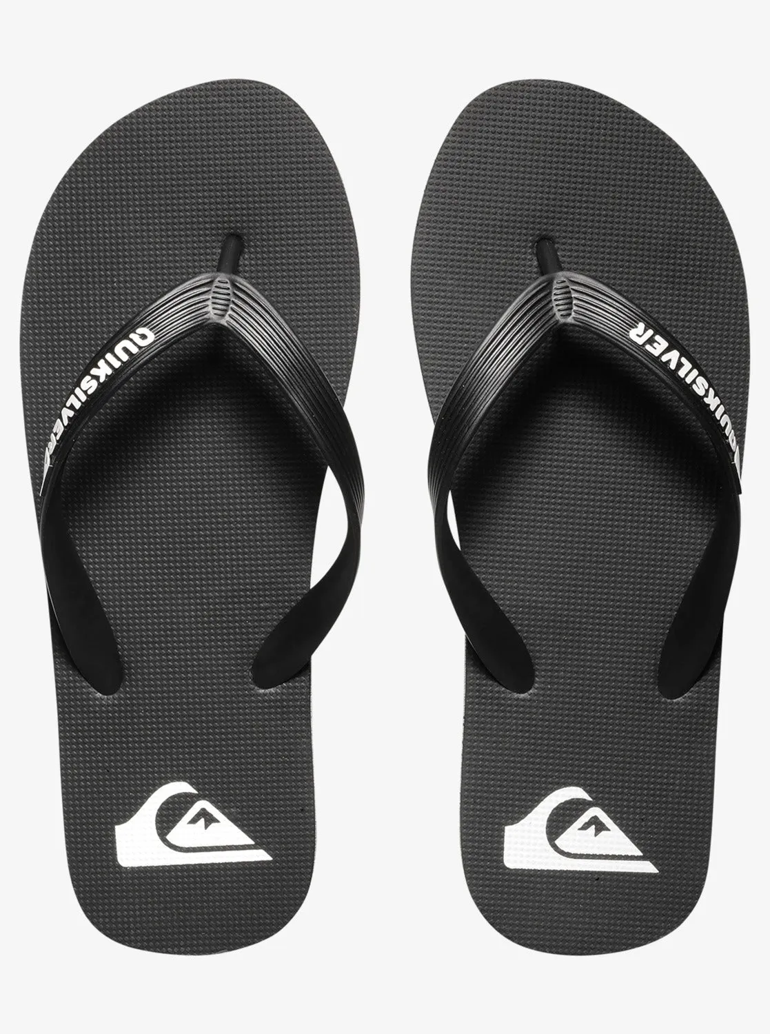 Molokai Flip-Flops - Black/Black/White sold by Quiksilver product image thumbnail 3
