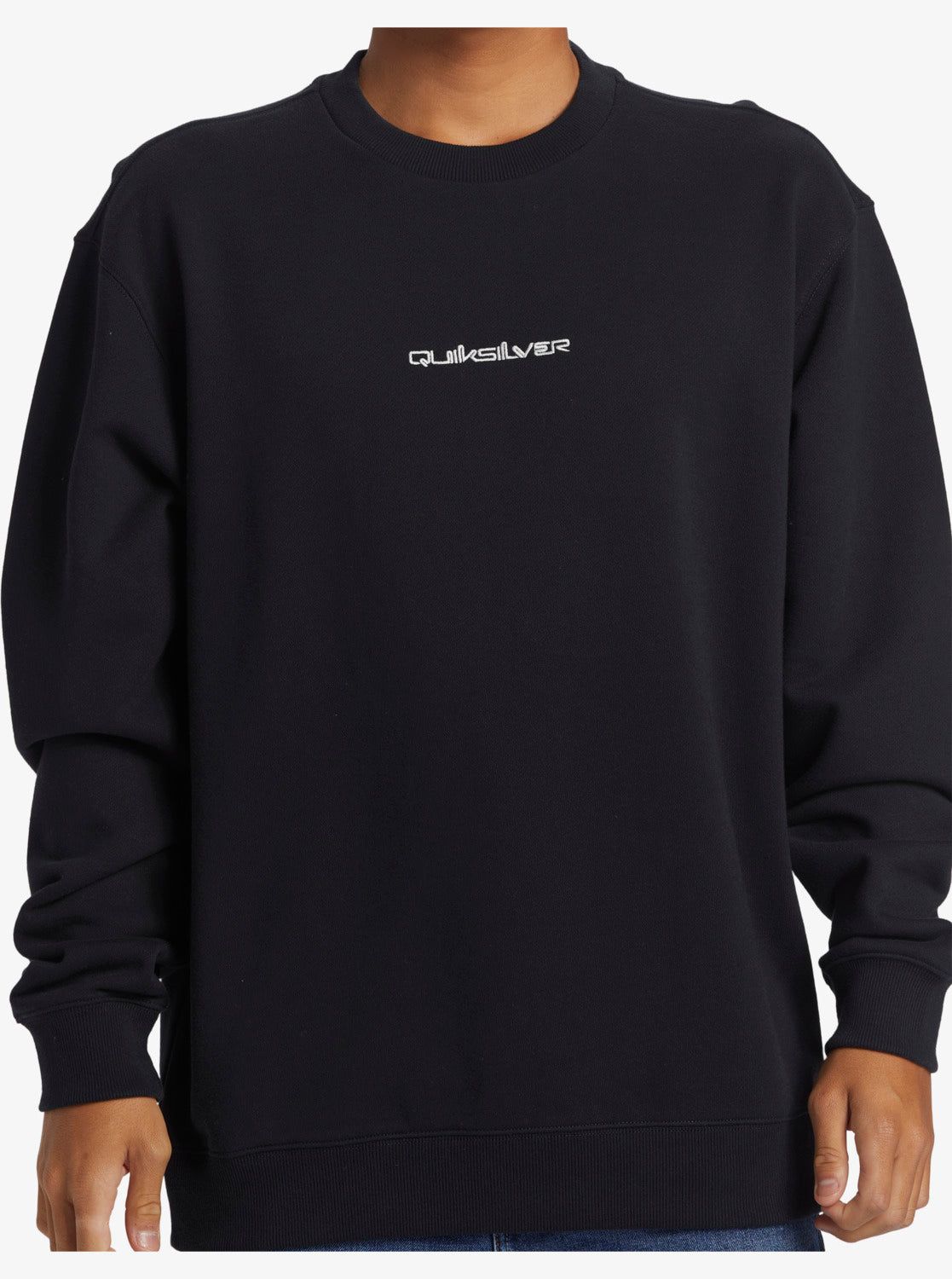 Dna Omni Logo Crew Neck Sweatshirt - Black sold by Quiksilver product image thumbnail 5