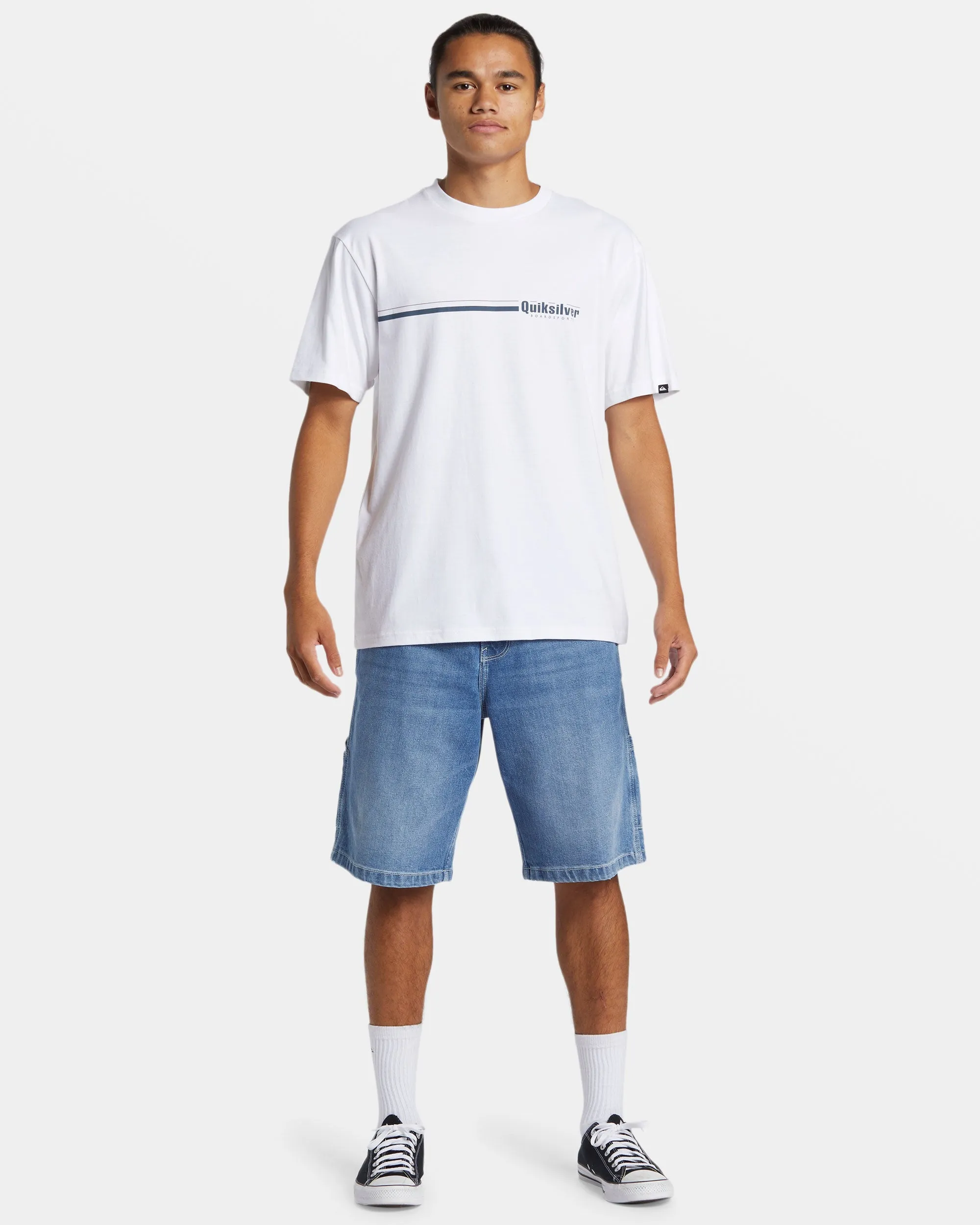 Speed Stripe T-Shirt - White sold by Quiksilver product image thumbnail 3