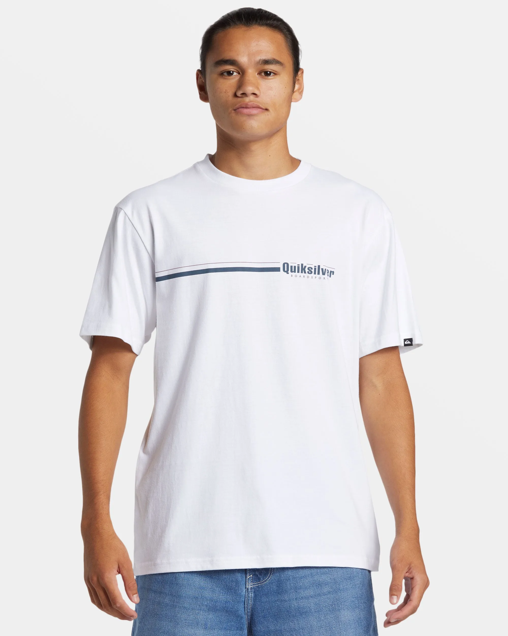 Speed Stripe T-Shirt - White sold by Quiksilver