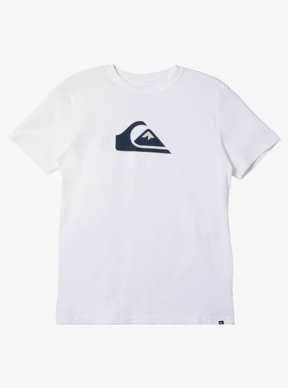 Comp Logo T-Shirt - White sold by Quiksilver