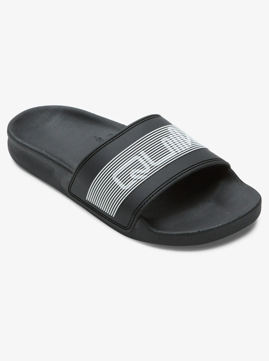 Boys 8-16 Rivi Wordmark Slide Sandals - Black 2 sold by Quiksilver