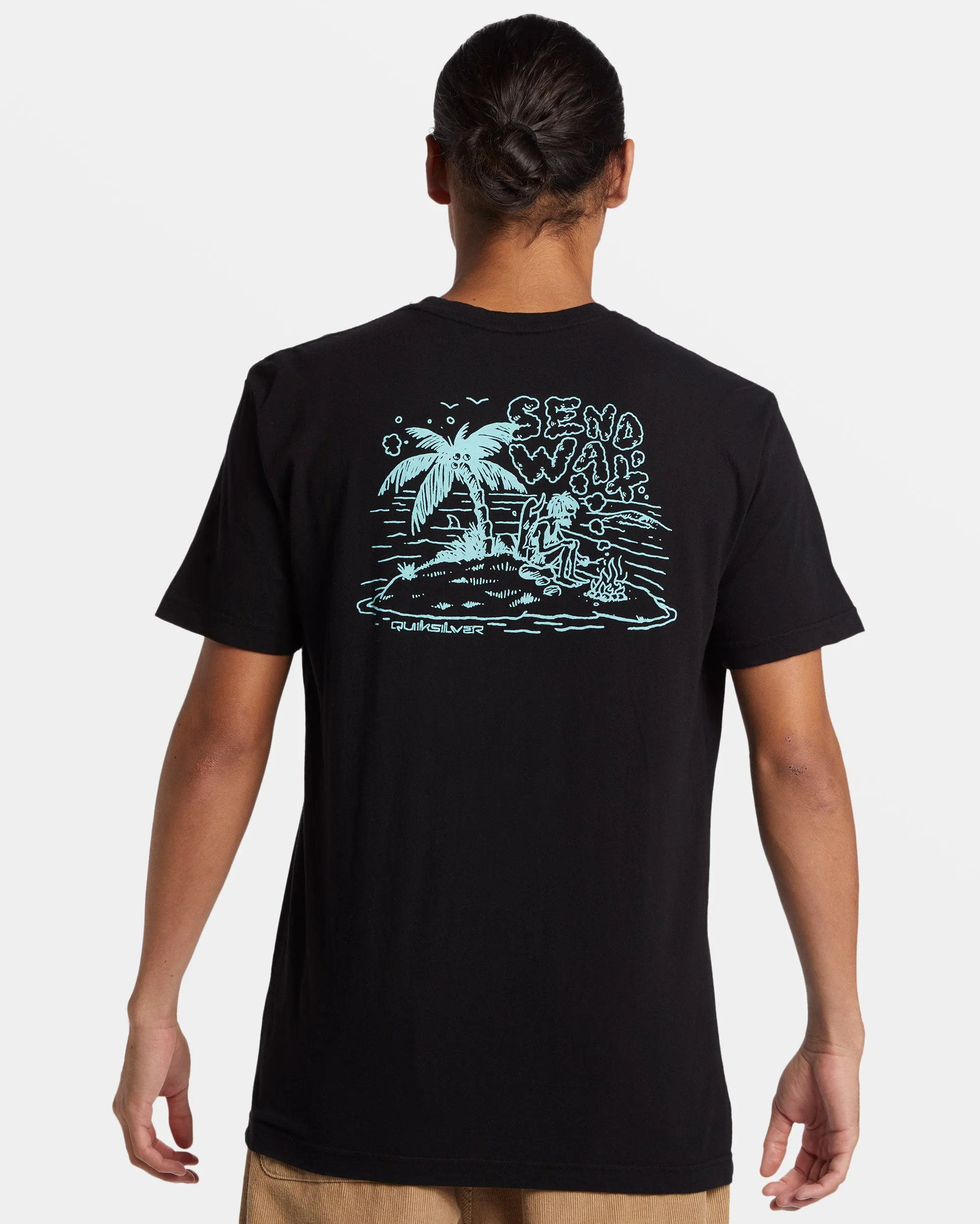 Send Wax Mtz T-Shirt - Black sold by Quiksilver product image thumbnail 2