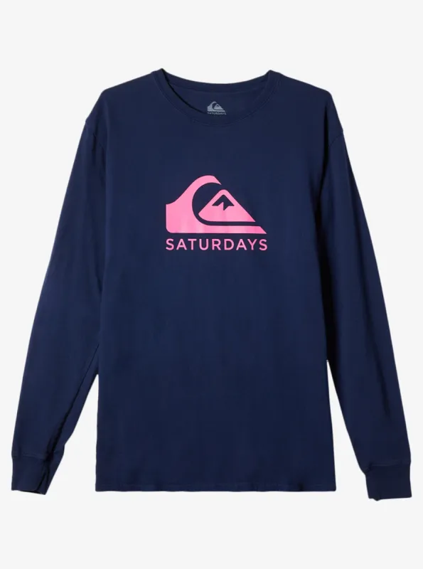 Snyc Graphic Long Sleeve T-Shirt - Ocean made by Quiksilver