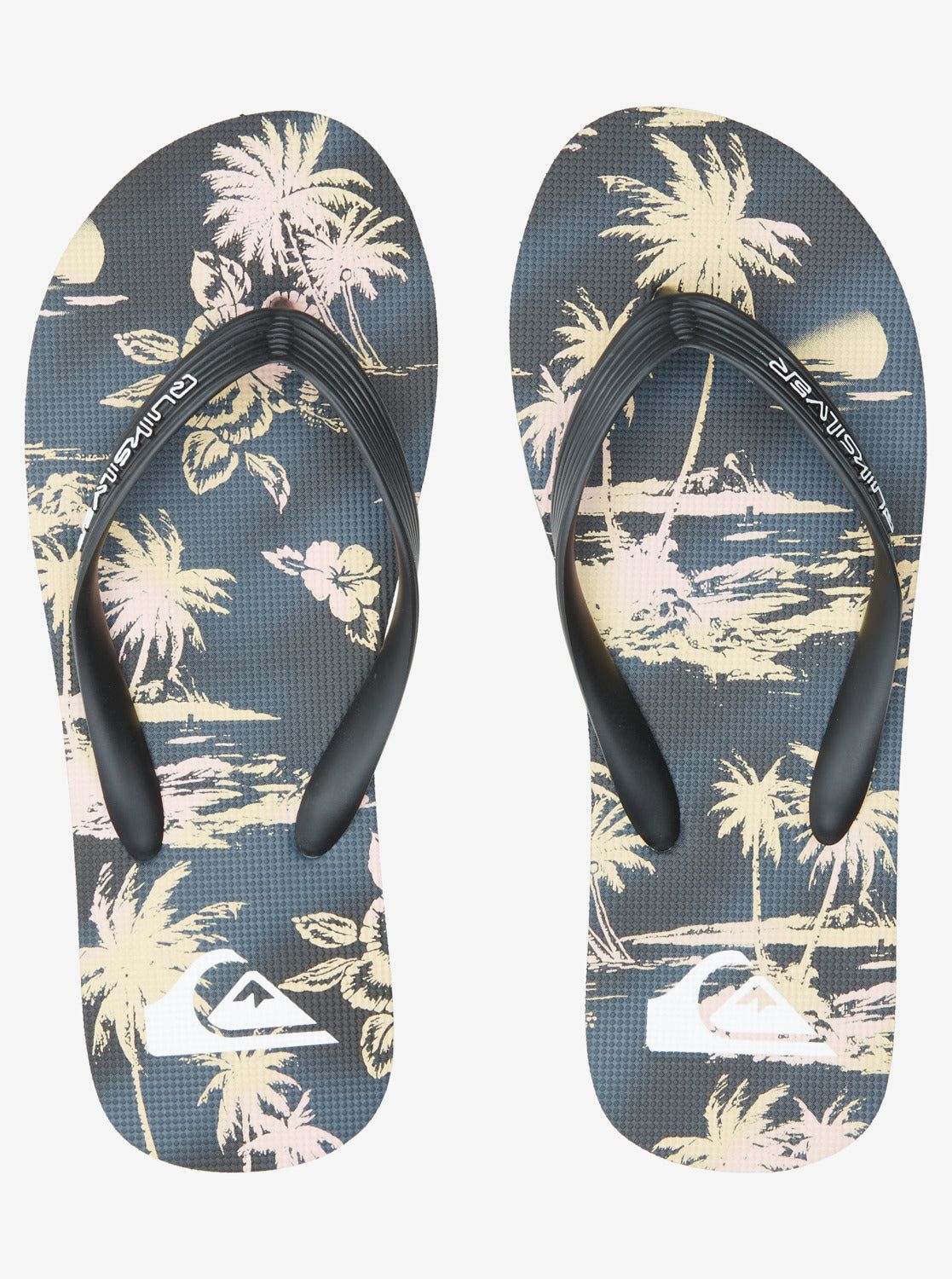Molokai Air Flow Flip-Flops - Black/Grey/Black sold by Quiksilver product image thumbnail 4
