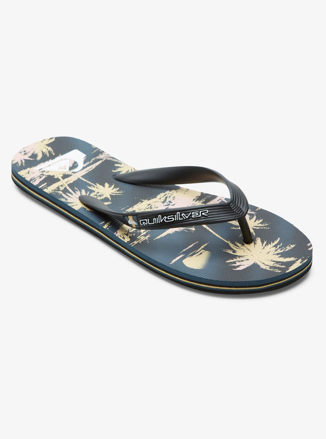 Molokai Air Flow Flip-Flops - Black/Grey/Black sold by Quiksilver