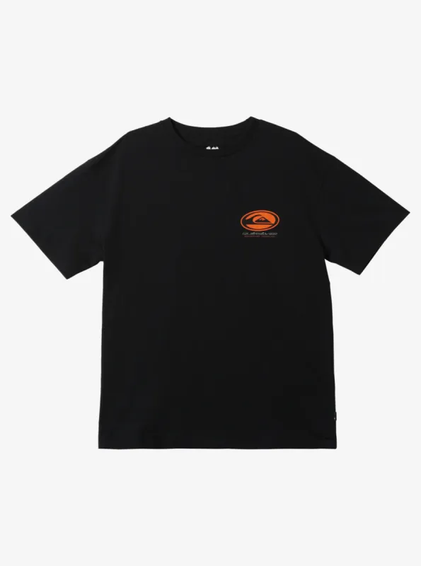 Chrome Logo Short Sleeve Saturn T-Shirt - Black | Parallel