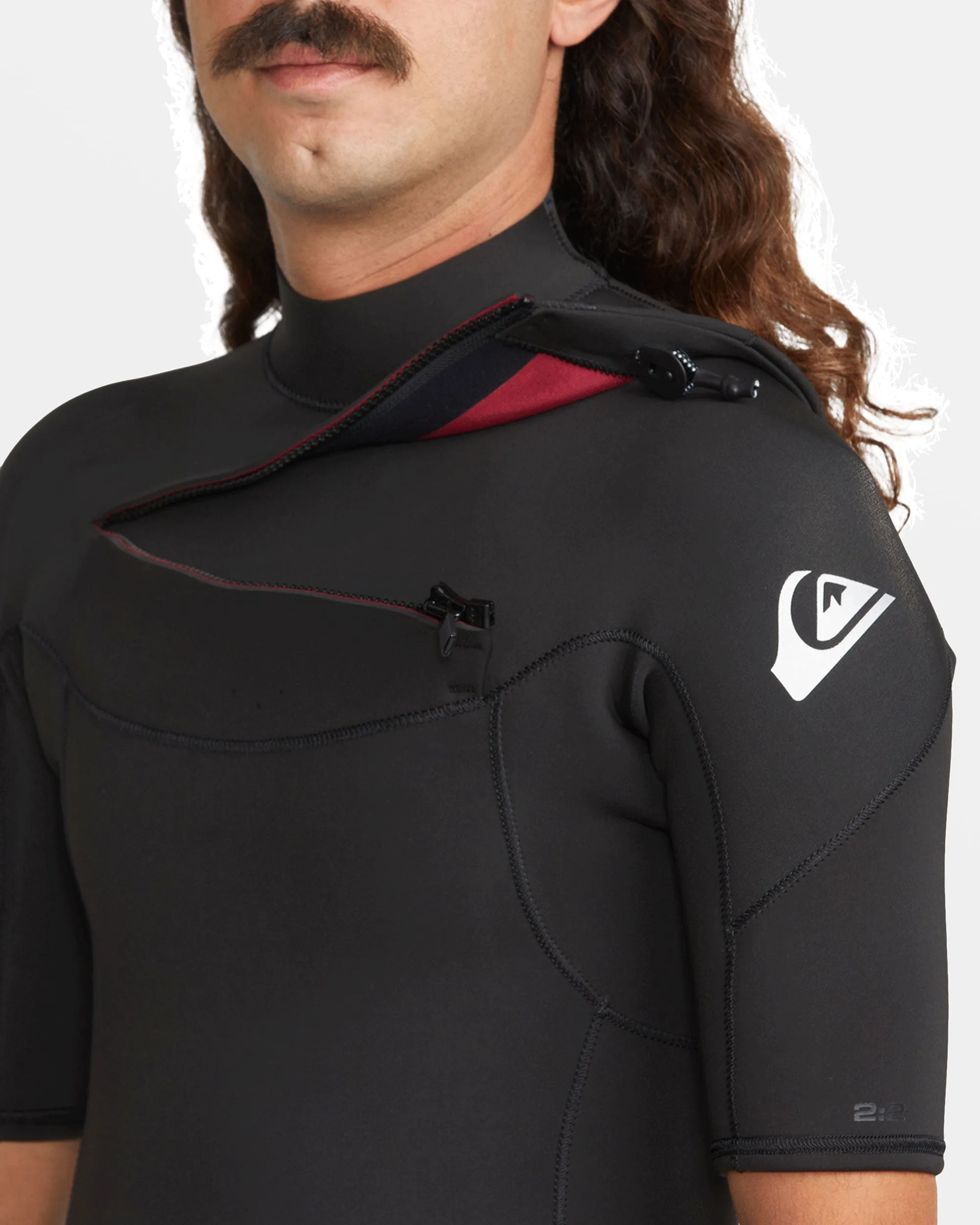 2/2mm Everyday Sessions Short Sleeve Spring Suit - Black sold by Quiksilver product image thumbnail 5