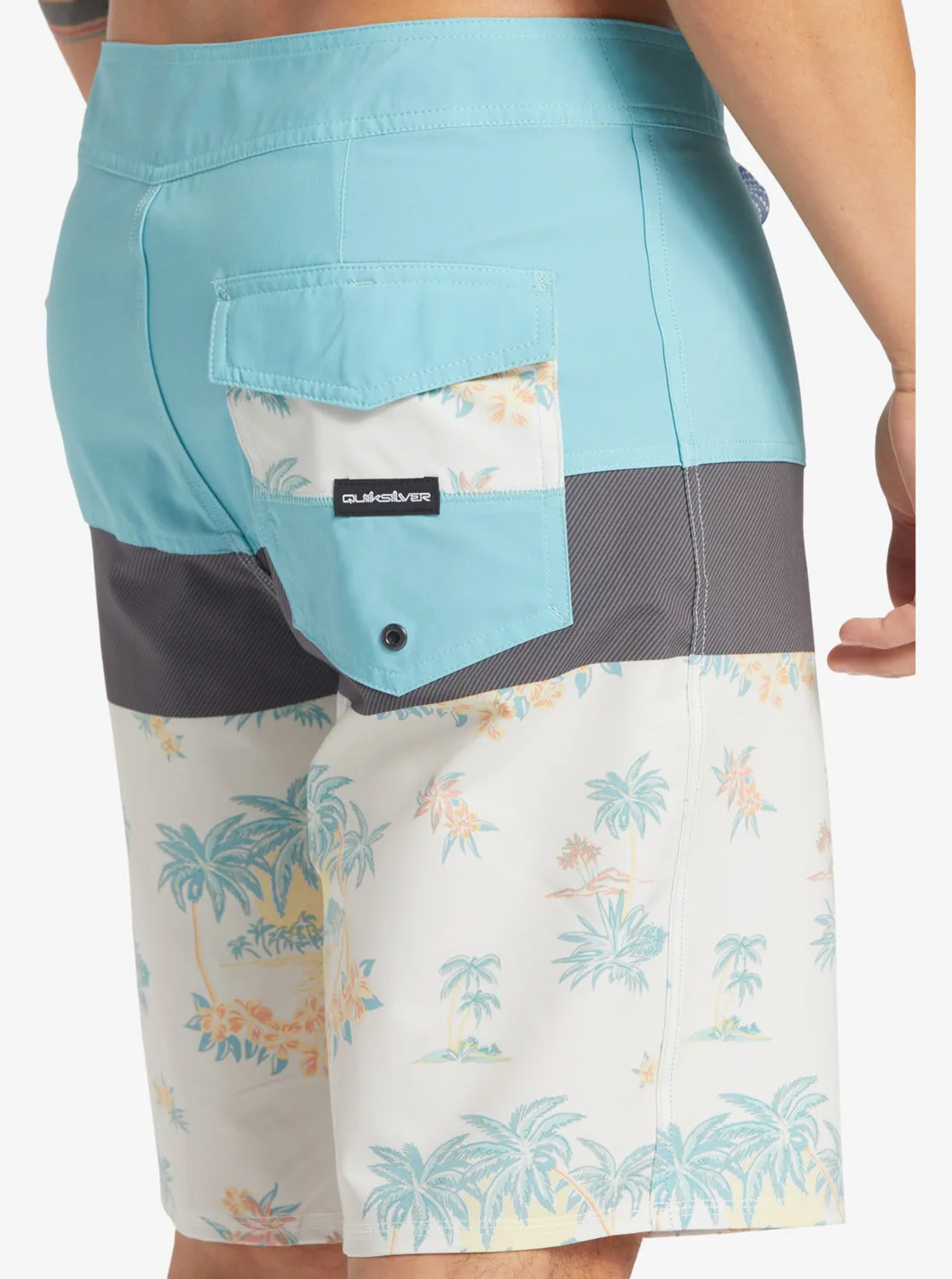 Surfsilk Panel 20" Boardshorts - Snow White Palm Spritz sold by Quiksilver product image thumbnail 5