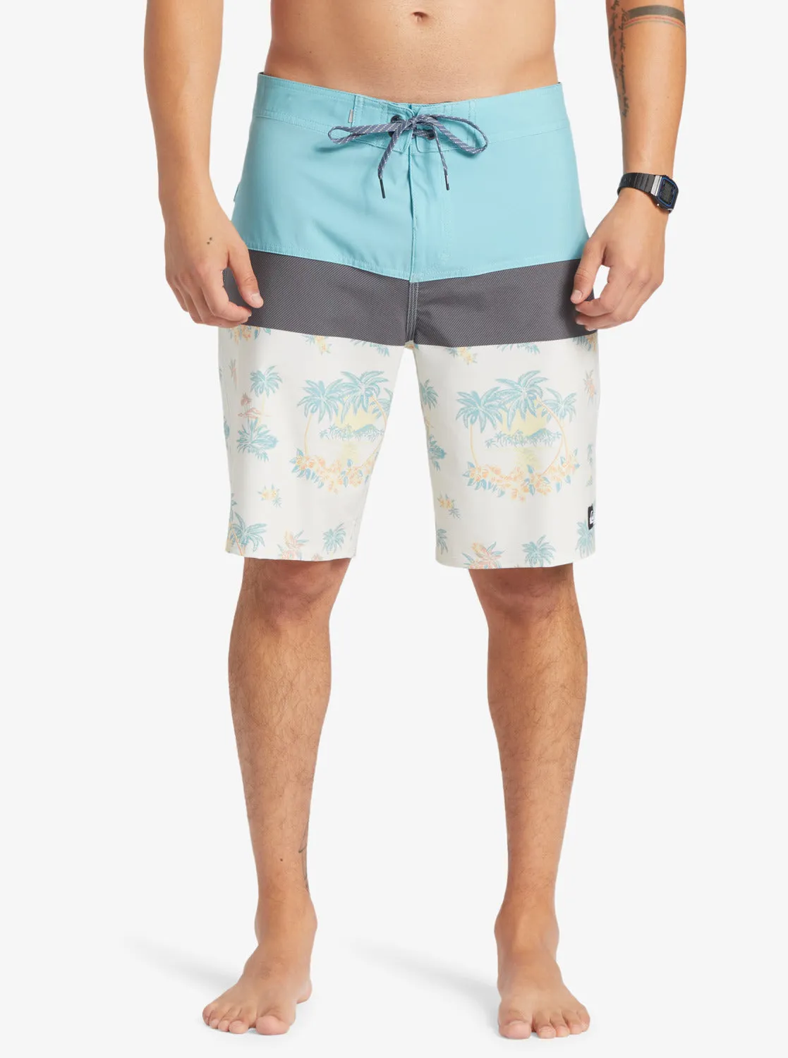 Surfsilk Panel 20" Boardshorts - Snow White Palm Spritz sold by Quiksilver product image thumbnail 3