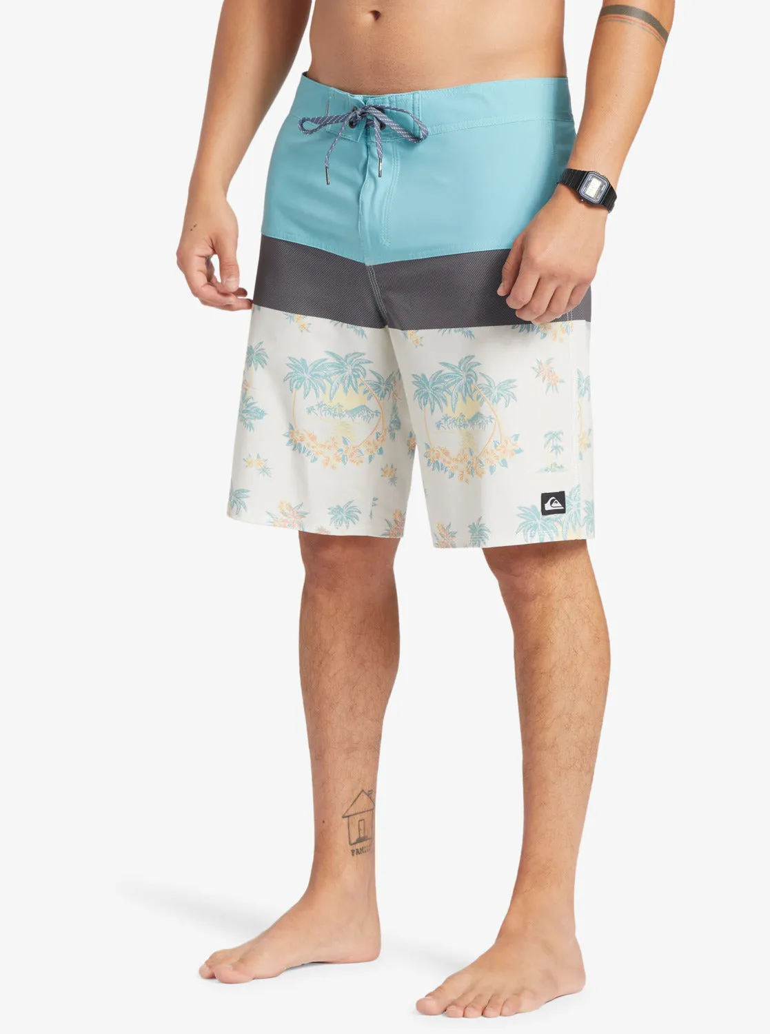 Surfsilk Panel 20" Boardshorts - Snow White Palm Spritz sold by Quiksilver product image thumbnail 4