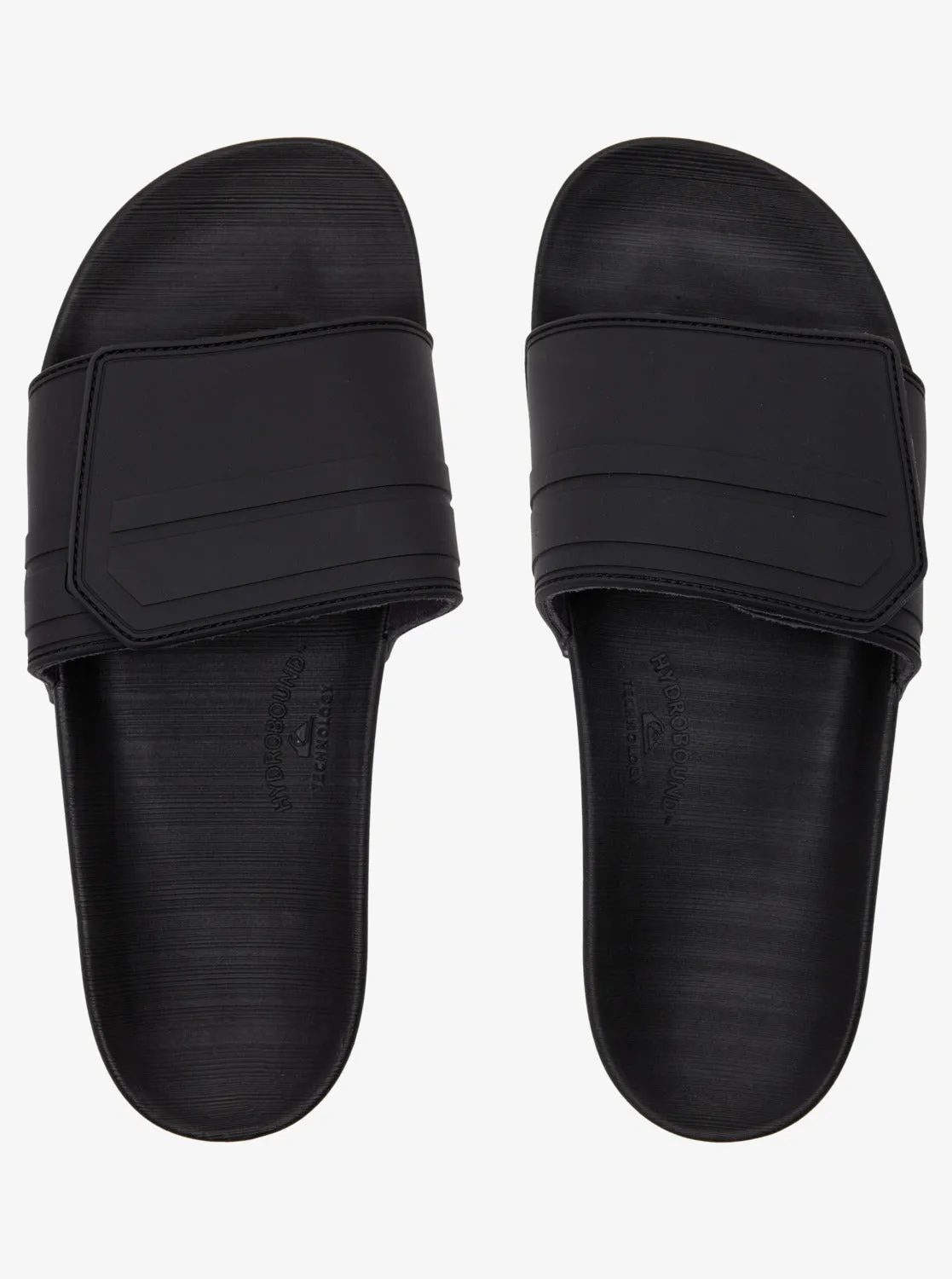 Rivi Adjustable Slides - Black/Grey/Black sold by Quiksilver product image thumbnail 4
