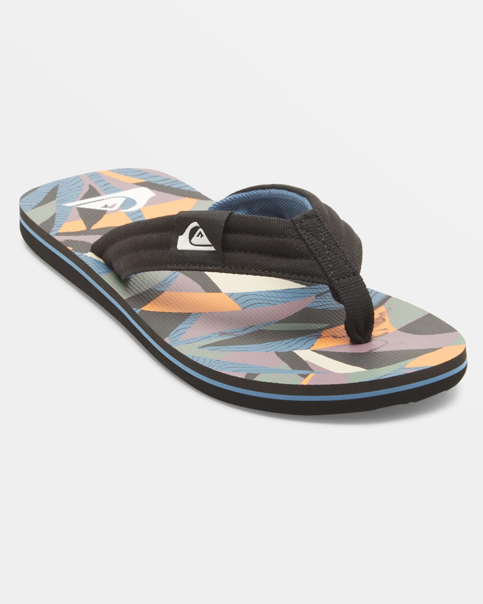 Molokai Layback Sandals - Black/Orange/Blue sold by Quiksilver