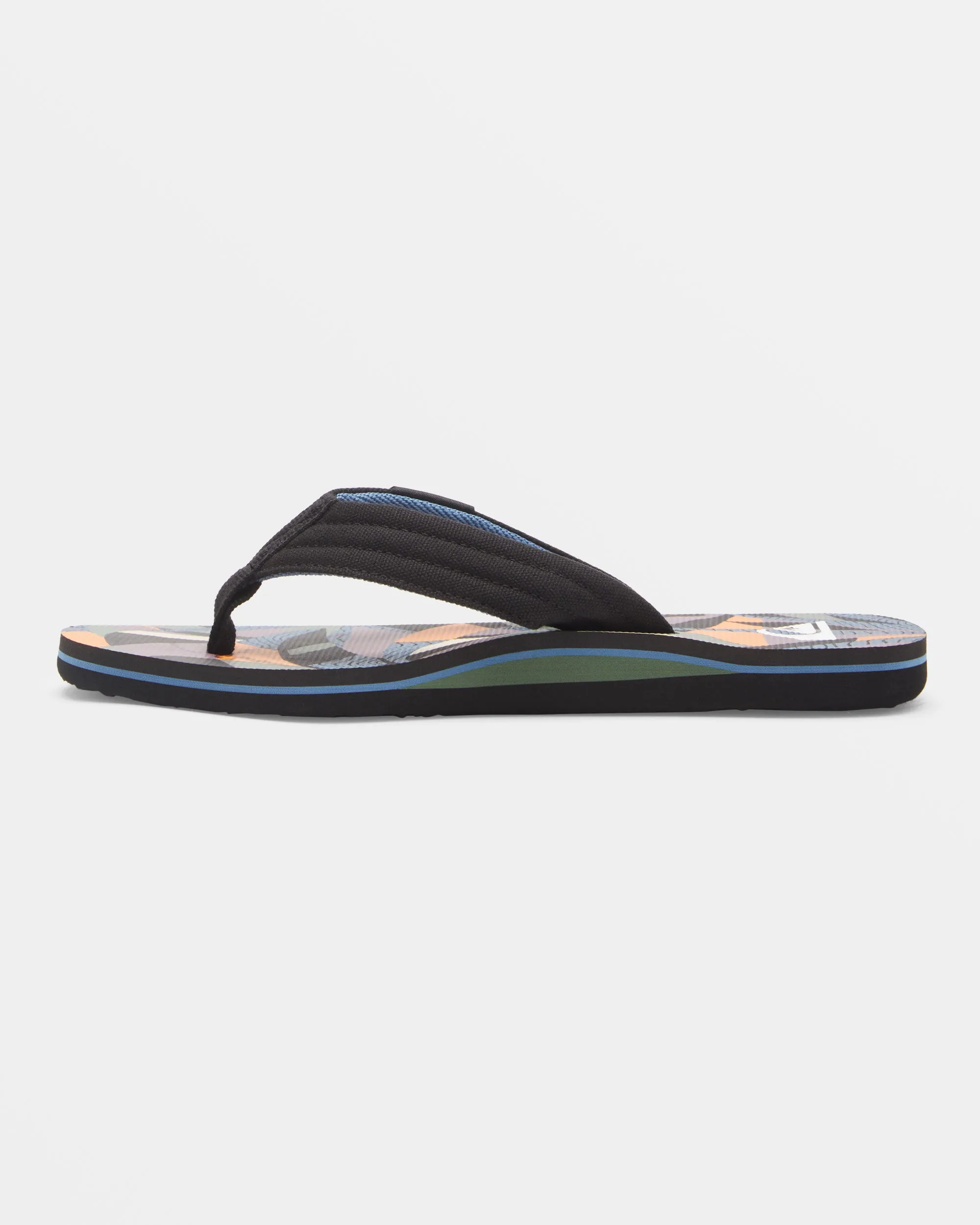 Molokai Layback Sandals - Black/Orange/Blue sold by Quiksilver product image thumbnail 4