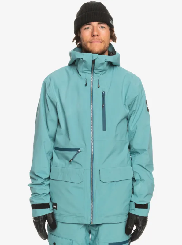 Sammy Carlson Stretch Quest Technical Snow Jacket - Brittany Blue sold by Quiksilver
