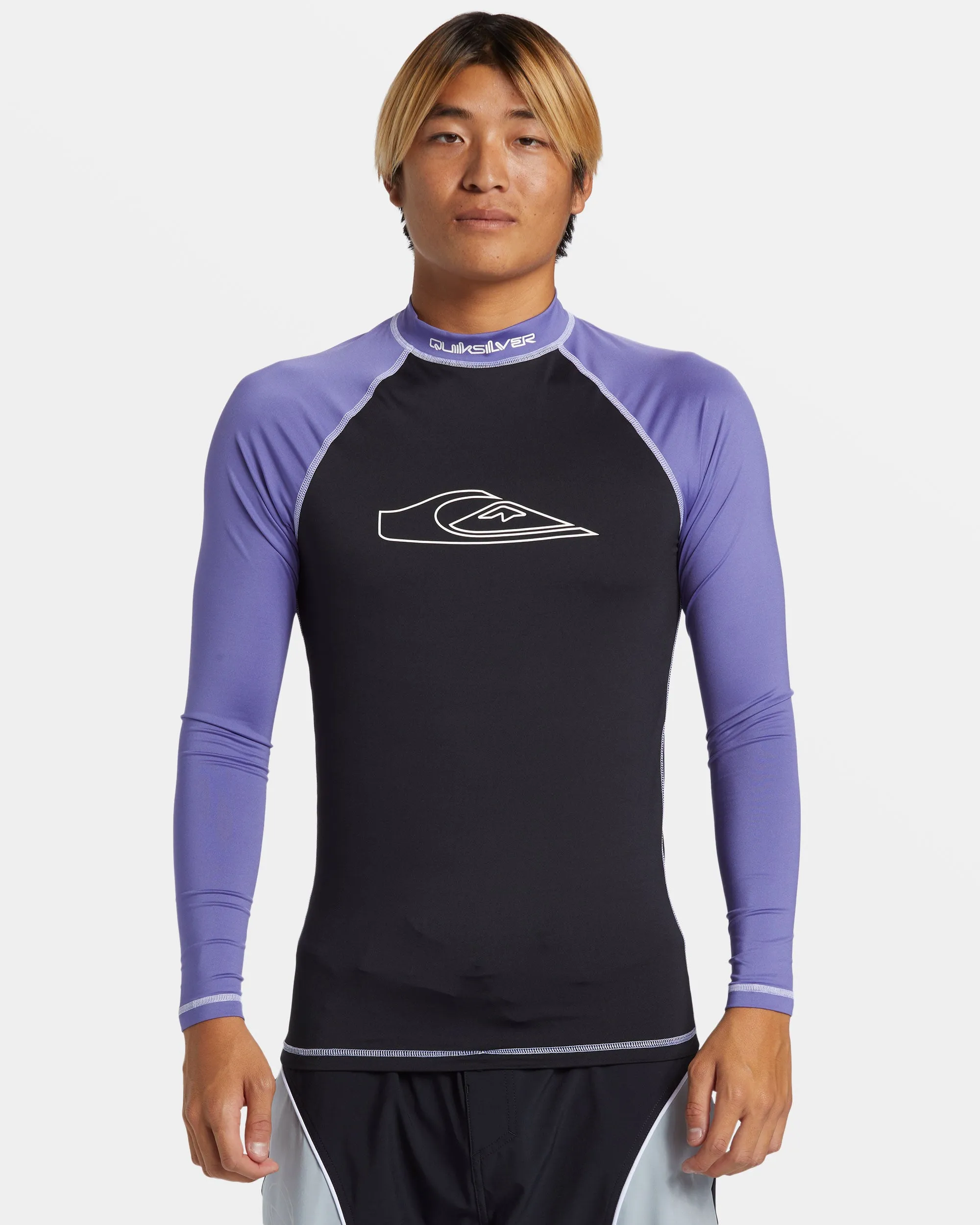 Mercury Long Sleeve Surf Tee - Black sold by Quiksilver